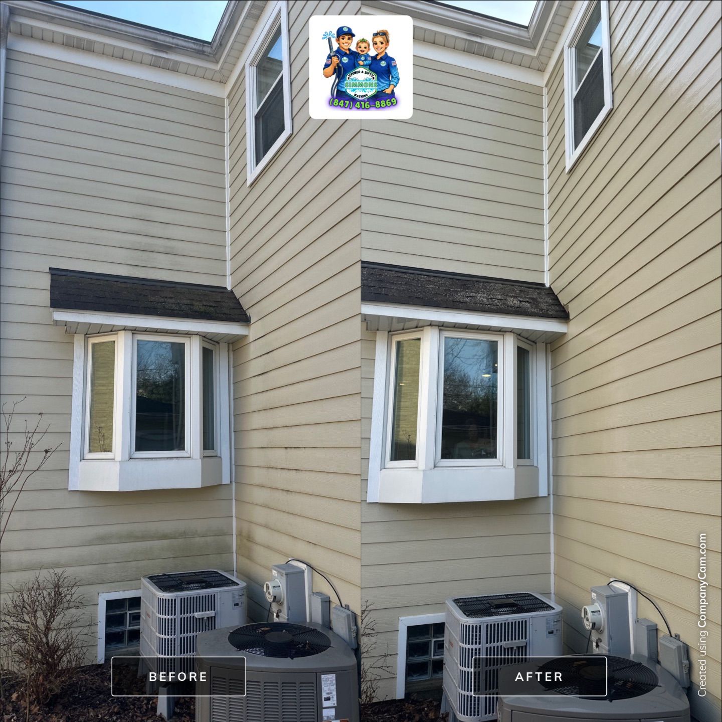 Project in Glenview by Simmons Power & Soft Washing