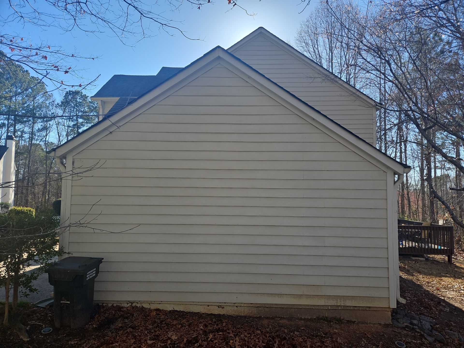 Siding and Rotten Wood Replacement, Deck Stain, and Exterior Painting in Kennesaw, GA by Nelson Exteriors