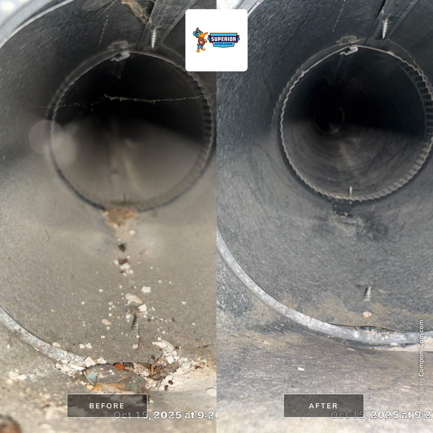 Air Duct Cleaning With a Vacuum Truck in Austintown, OH by Superior Air Duct Cleaning