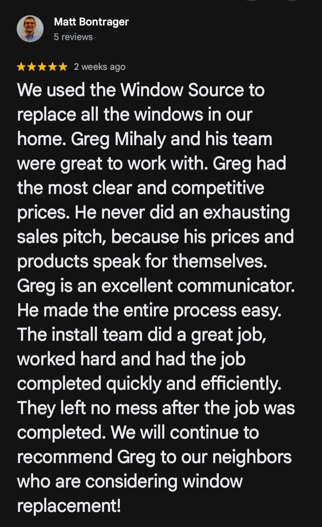 Bontrager Project in Vestavia by The Window Source