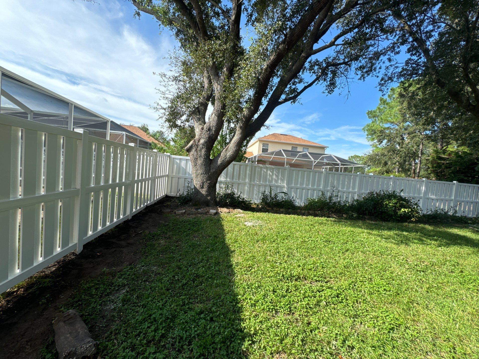 Vinyl Fence Installation using 6Ft Shadowbox White Vinyl Fence by Asap fence and gates, LLC