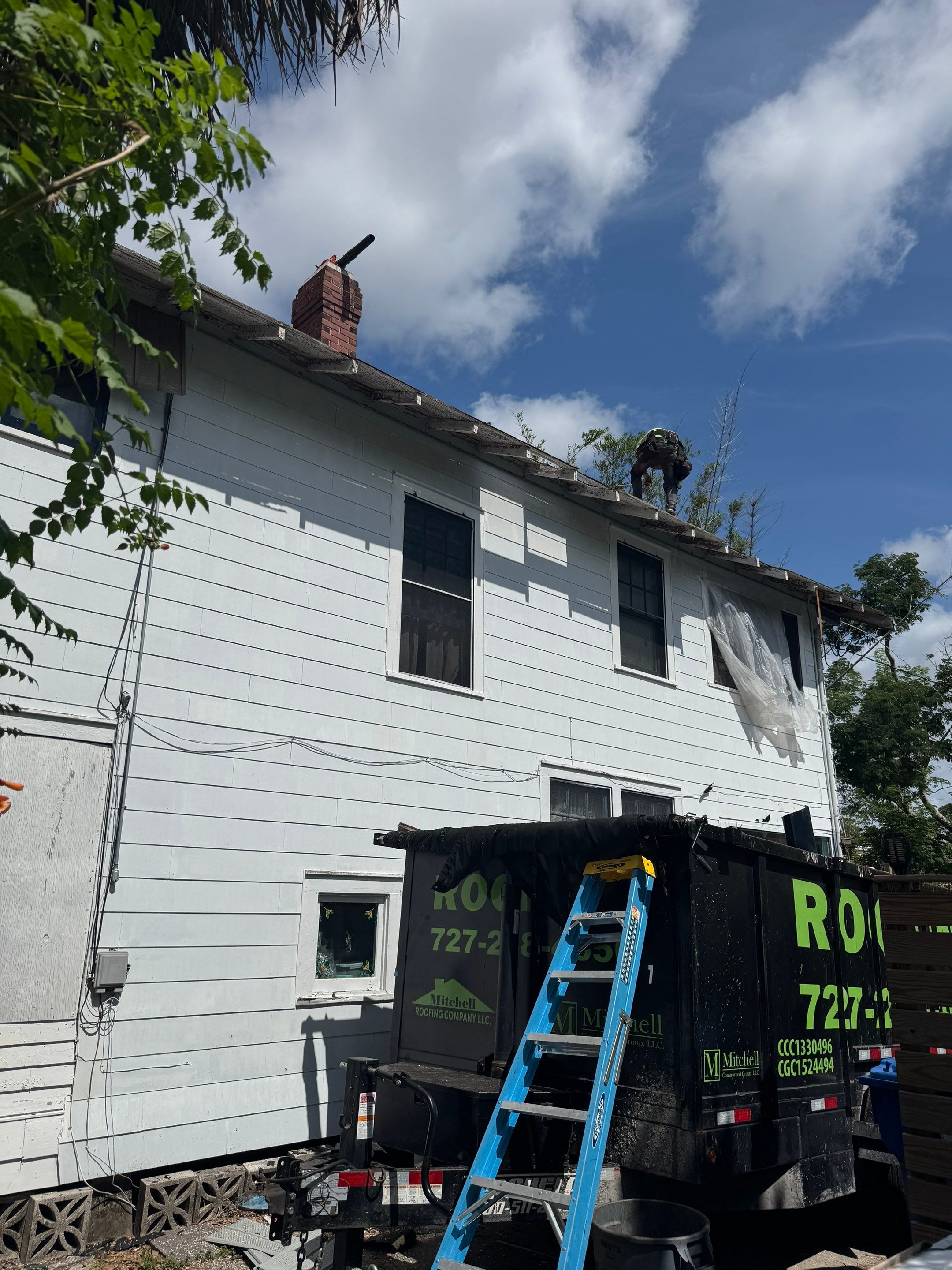Project in St. Petersburg by Mitchell Roofing Company LLC