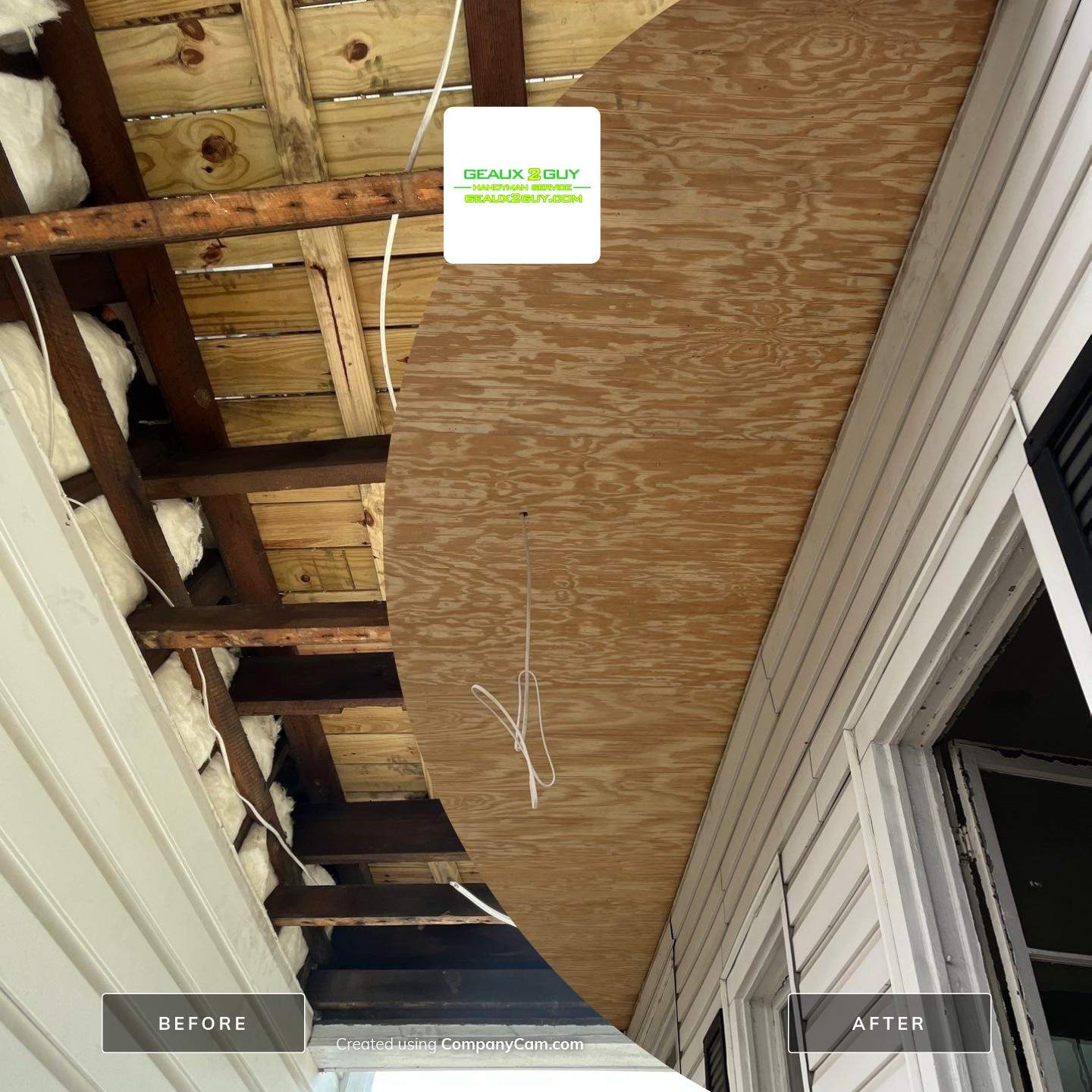 Geaux 2 Guy Spruce Up Your 1886 Porch with Beadboard and Attic Access! by Thompson Industrial
