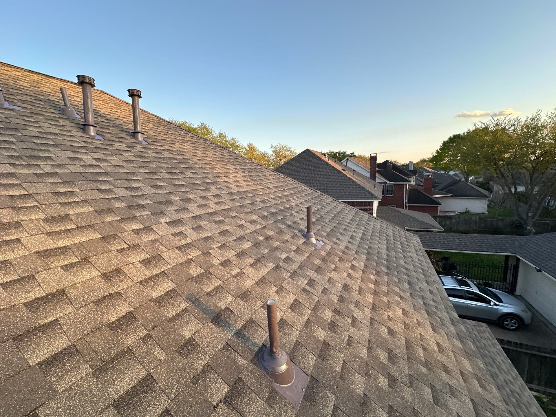Residential Roofing Installation using GAF Timberline HDZ by Motion Roofing