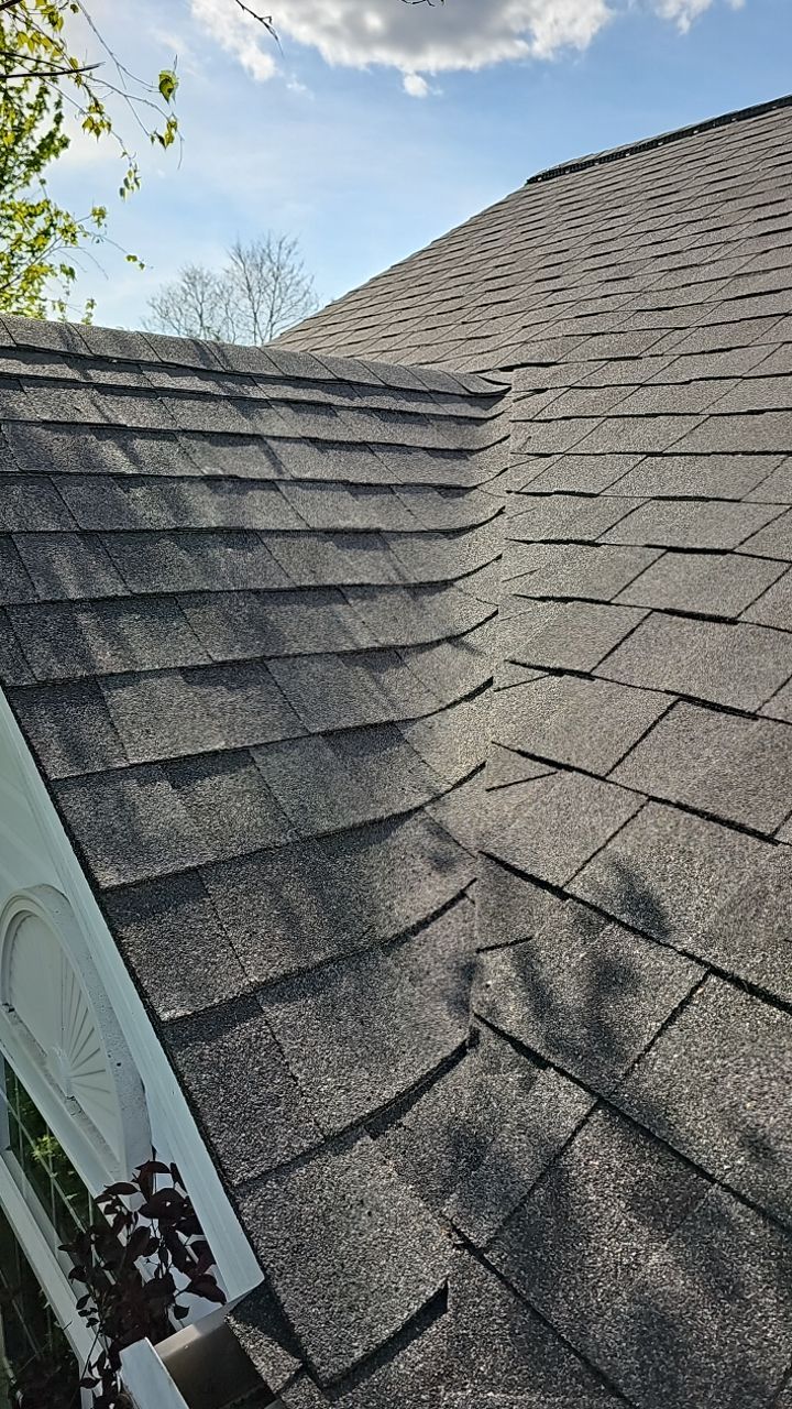 ATLAS PINNACLE COLOR: BLACK SHADOW DRIP EDGE: WHITE by Eagle Eye Roofing