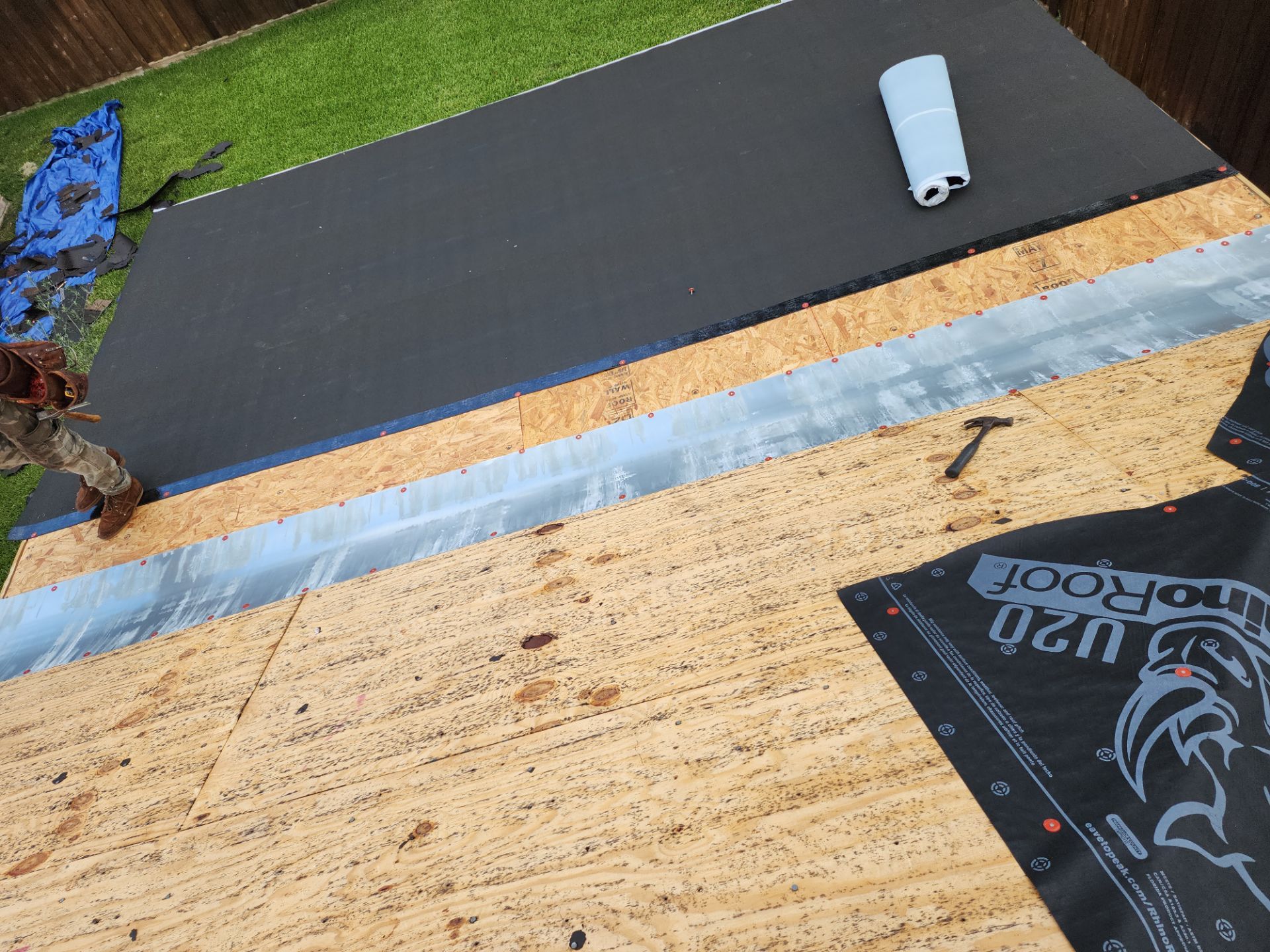Residential Roofing Installation using Owen's Corning Duration (Lifetime) Shingles by Roof Repair Company