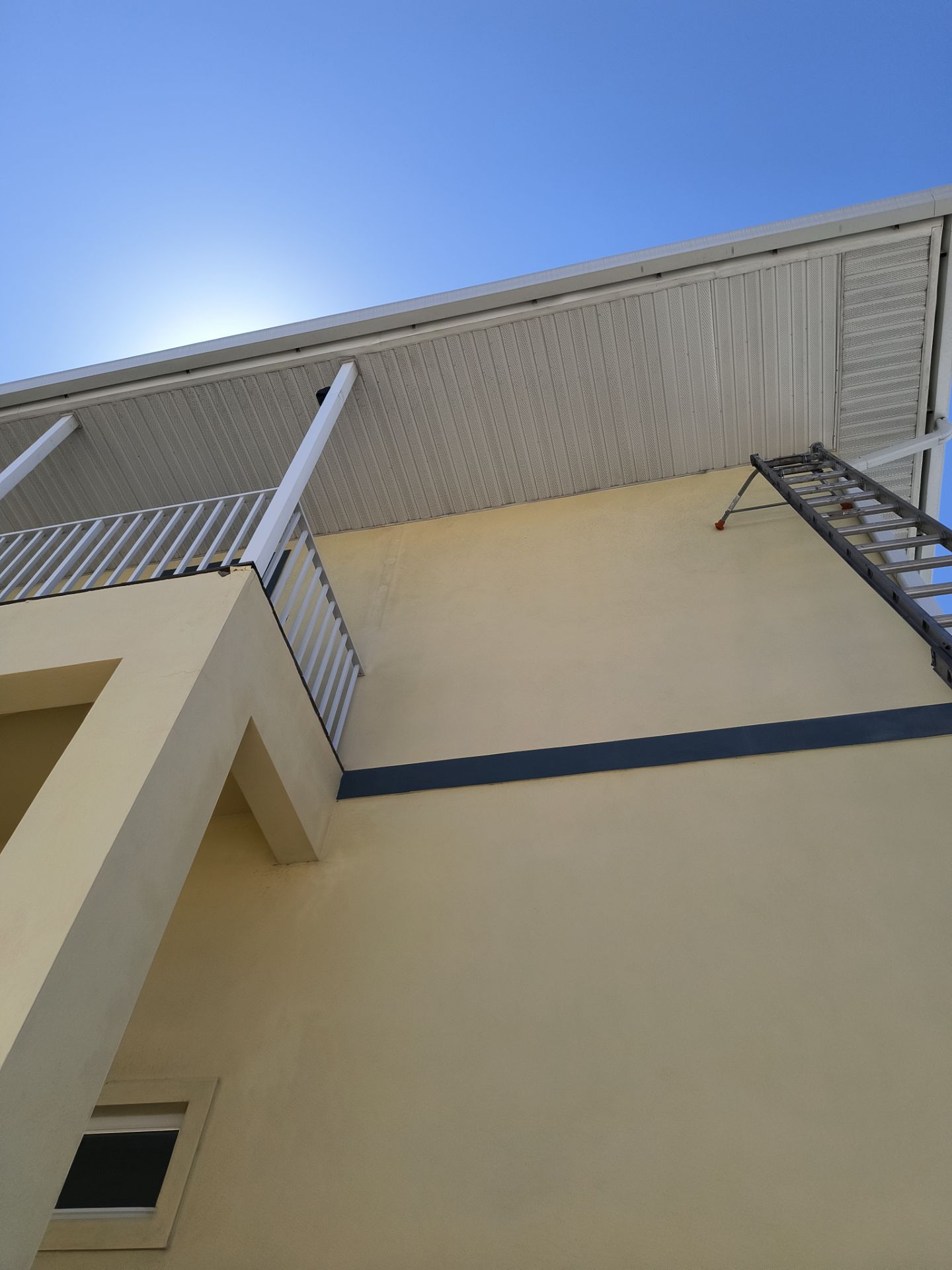 Soffit and Fascia Installation using White Soffit in Fort Myers FL by Gutter Professors
