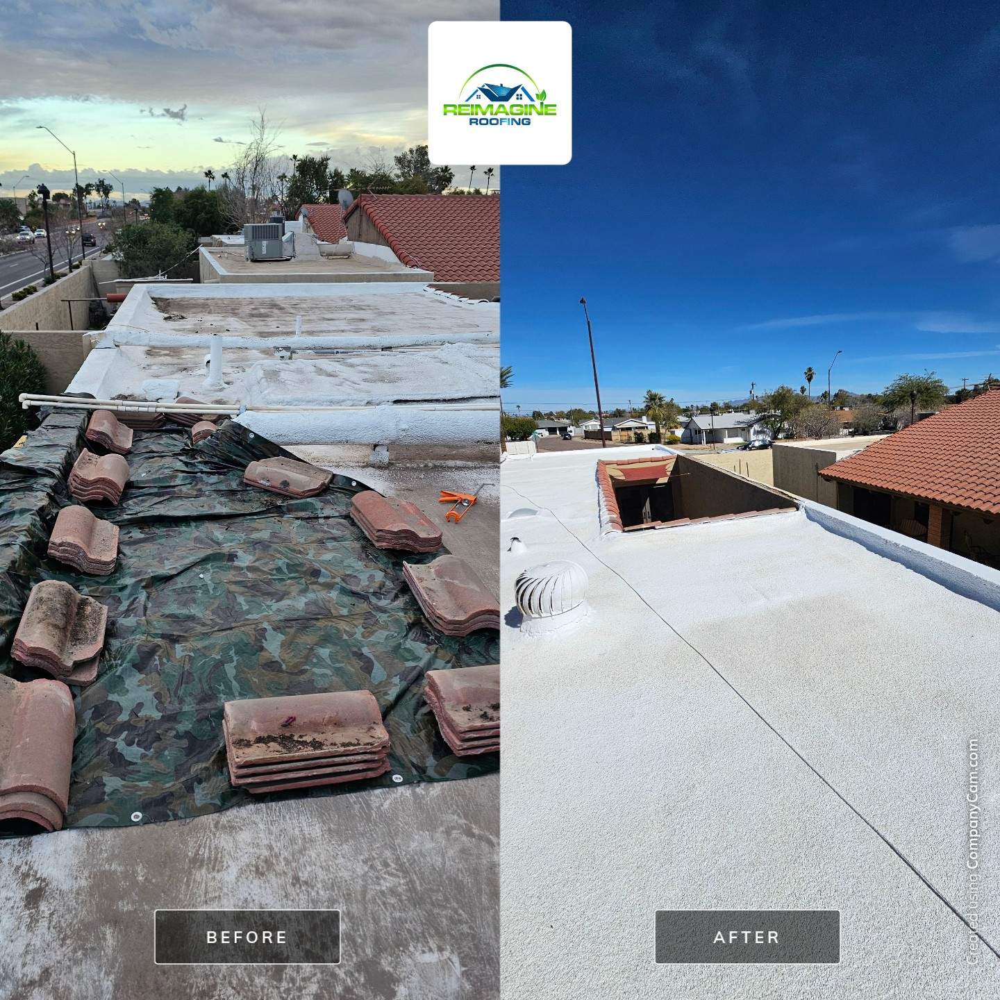 Terracotta Concrete Tile by Reimagine Roofing