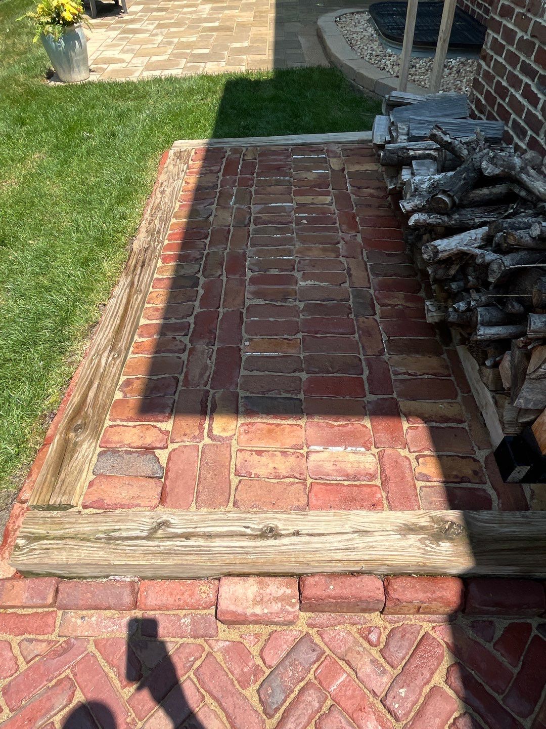 bluestone using Algaecide, soft wash soap by Northern Power Washing LLC.