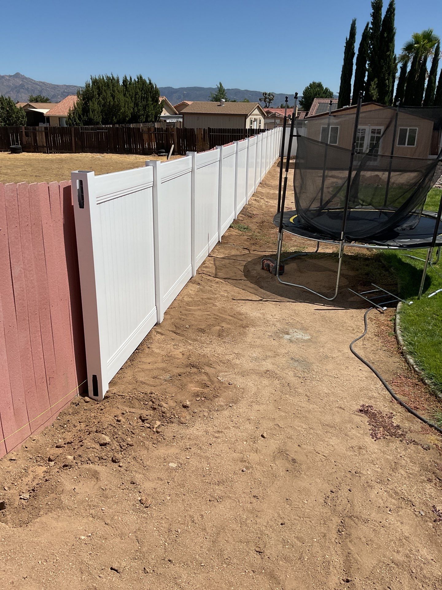 Fence Installation using Vinyl by Fence Guys Inc.