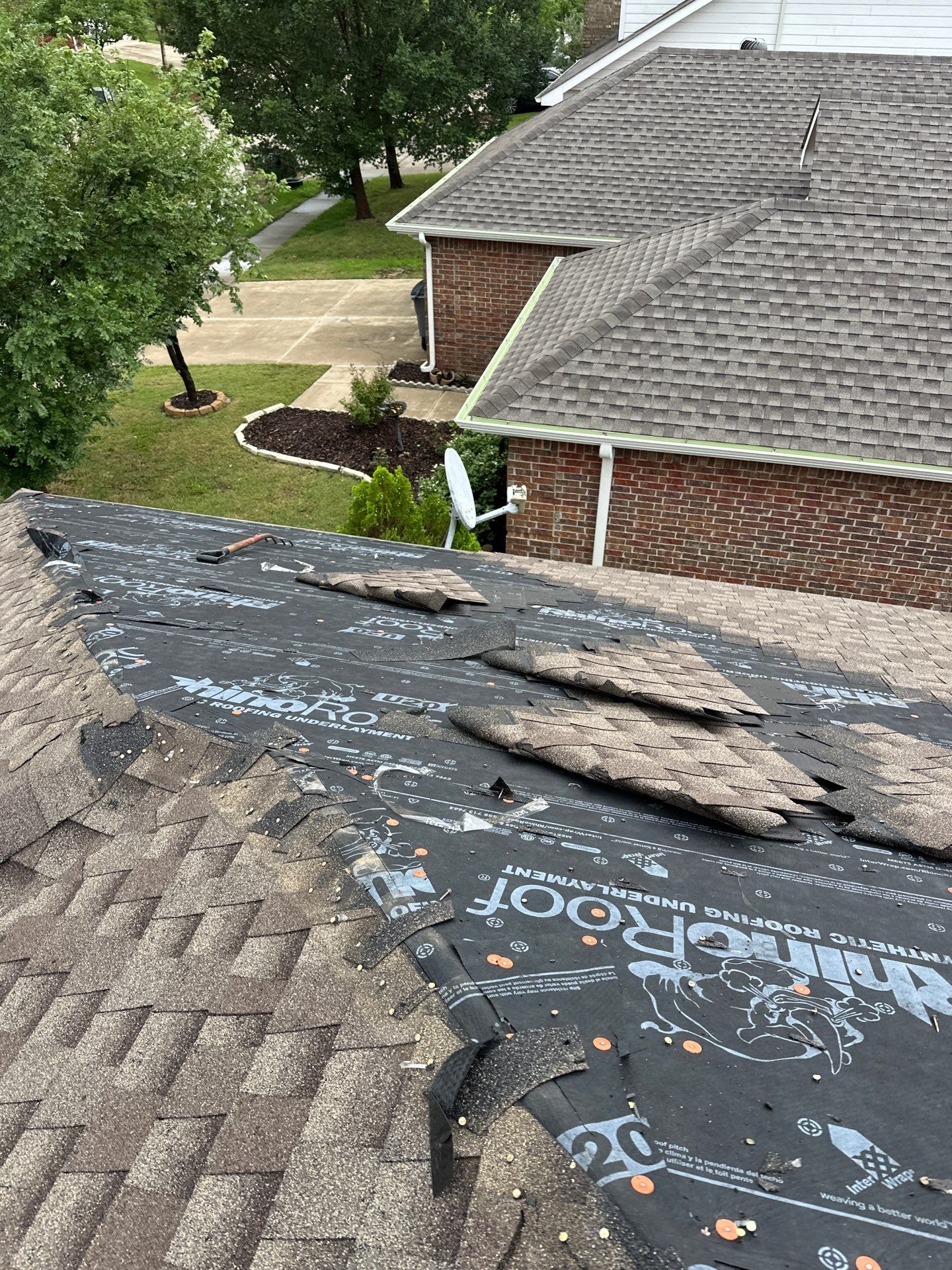 Project in Little Elm by Zeus Exteriors