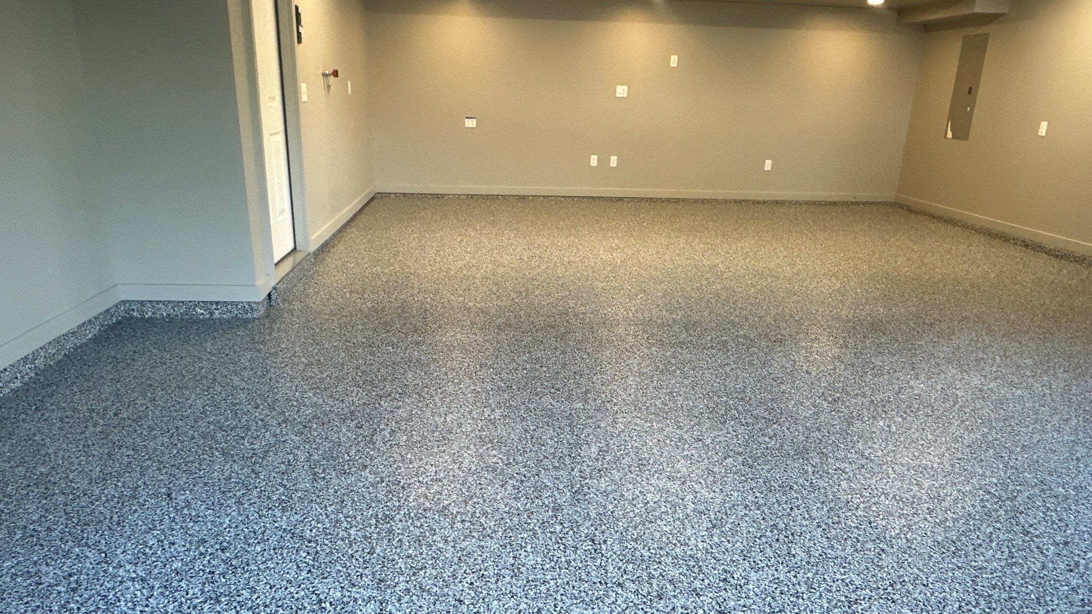 David M. took his garage up a notch with Brand new cabinets and an amazing floor by Banner Garage