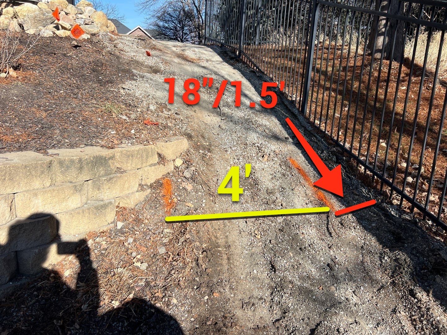 Updated Stone Stepper Path by New Horizon Landscapes