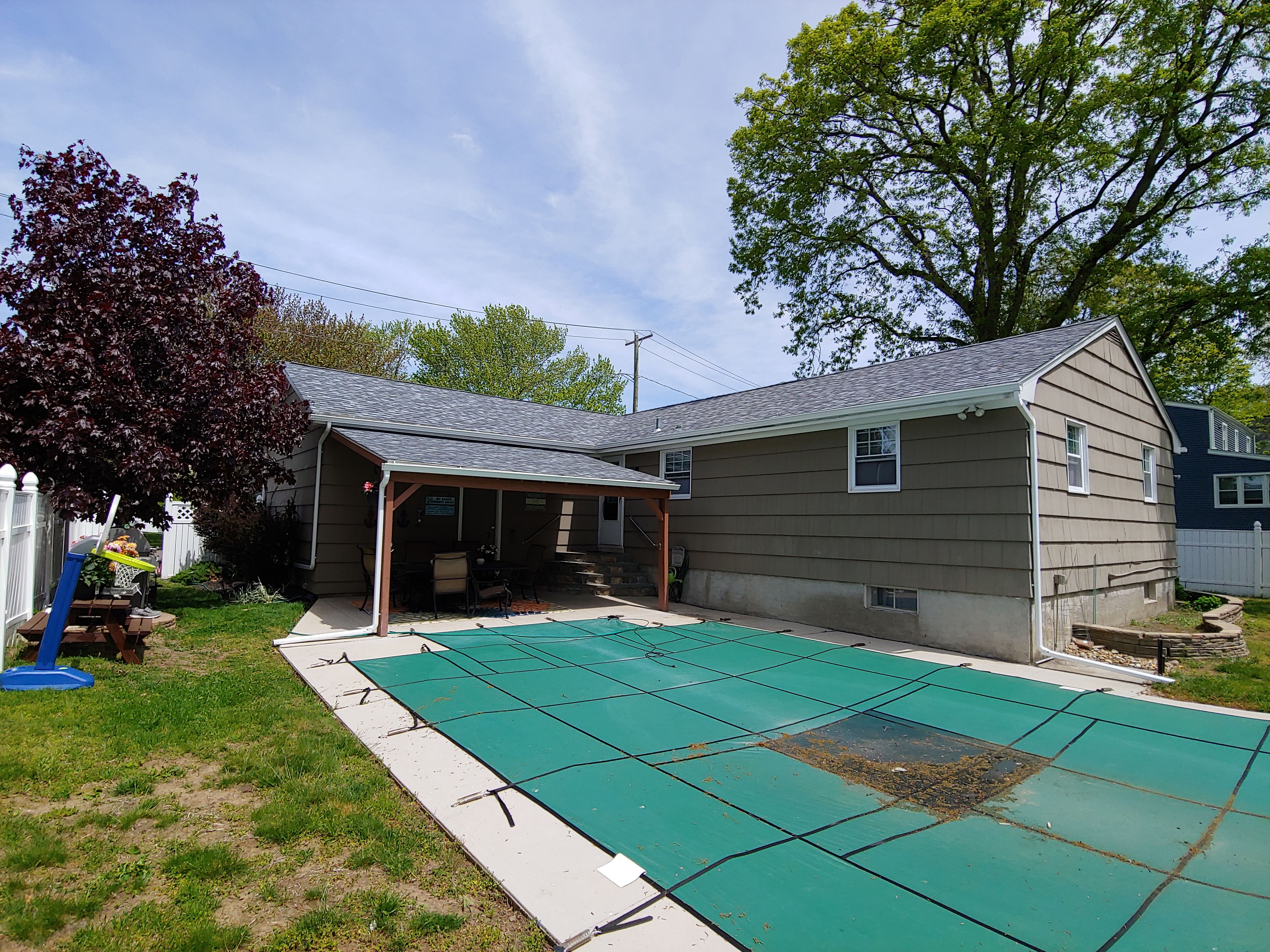 Residential Roofing Installation using Owens Corning Duration Slatestone Gray by A Plus Exterior