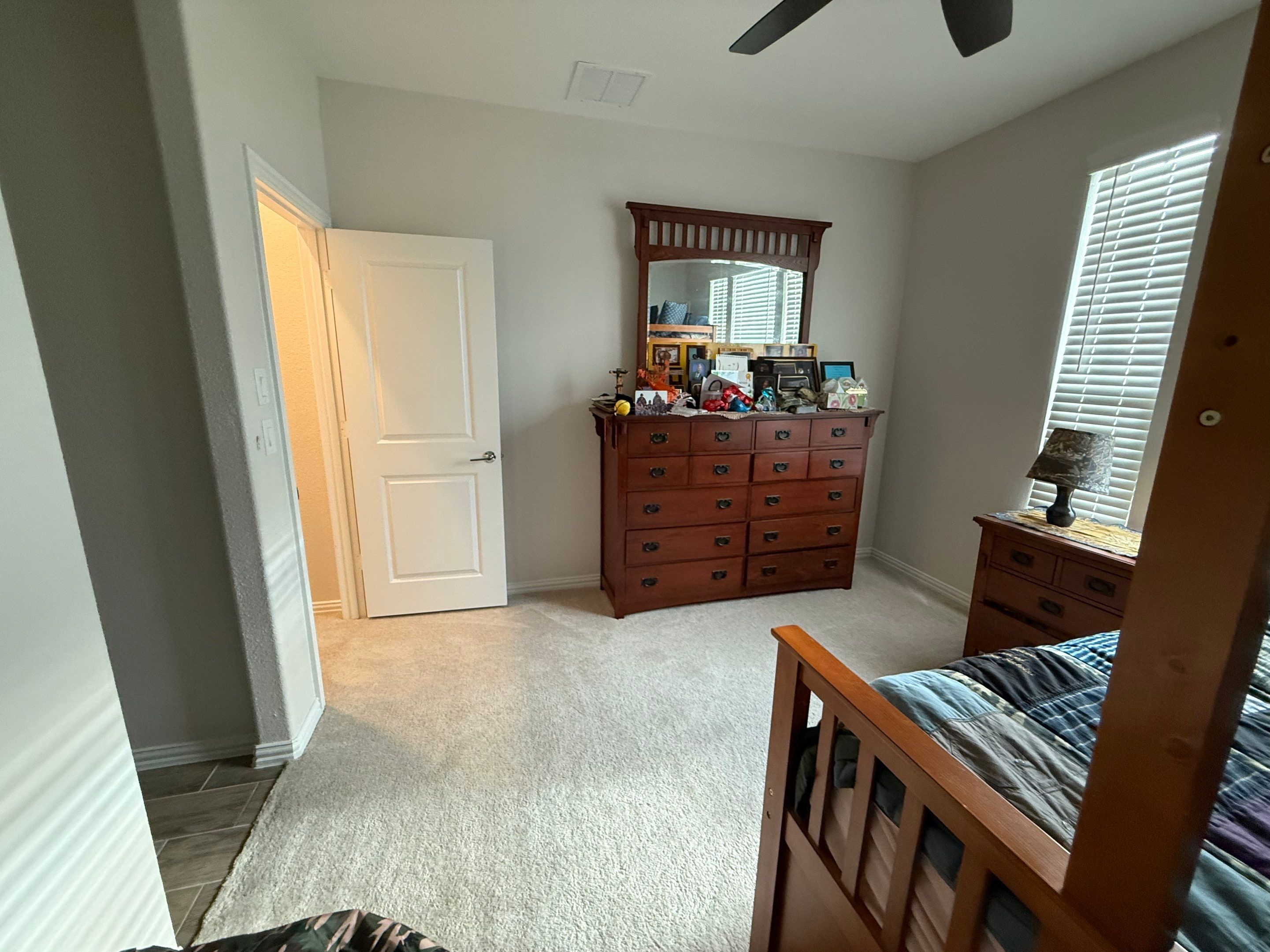 Carpet replacement with Tile and Red Oak Stairs by EL-GC LLC 