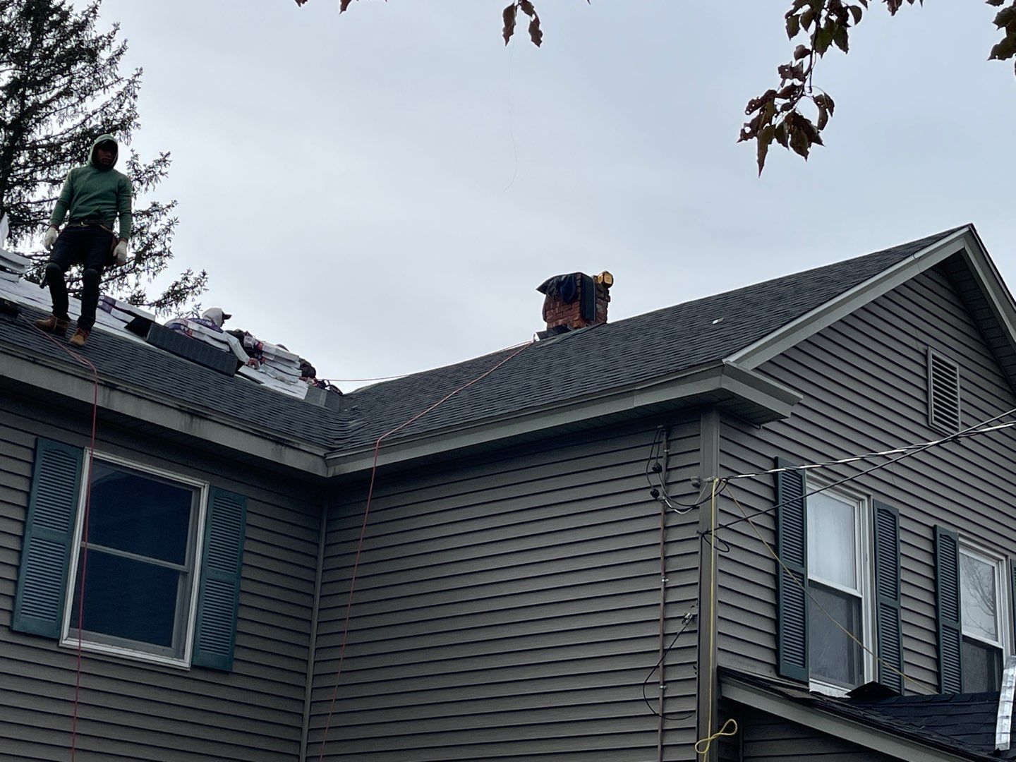 Residential Roofing Installation using GAF Timberline HDZ by Sensible Home Solutions