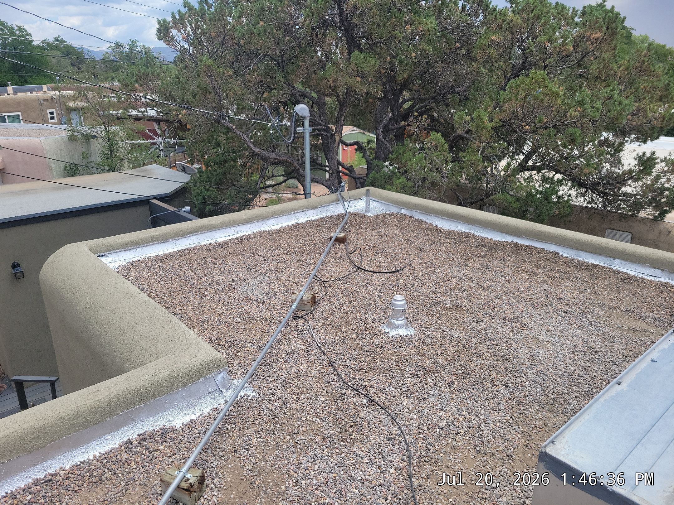 Tar and Gravel Roof Maintenance and Penetration Sealing in Albuquerque by Doyle Roof Masters Inc