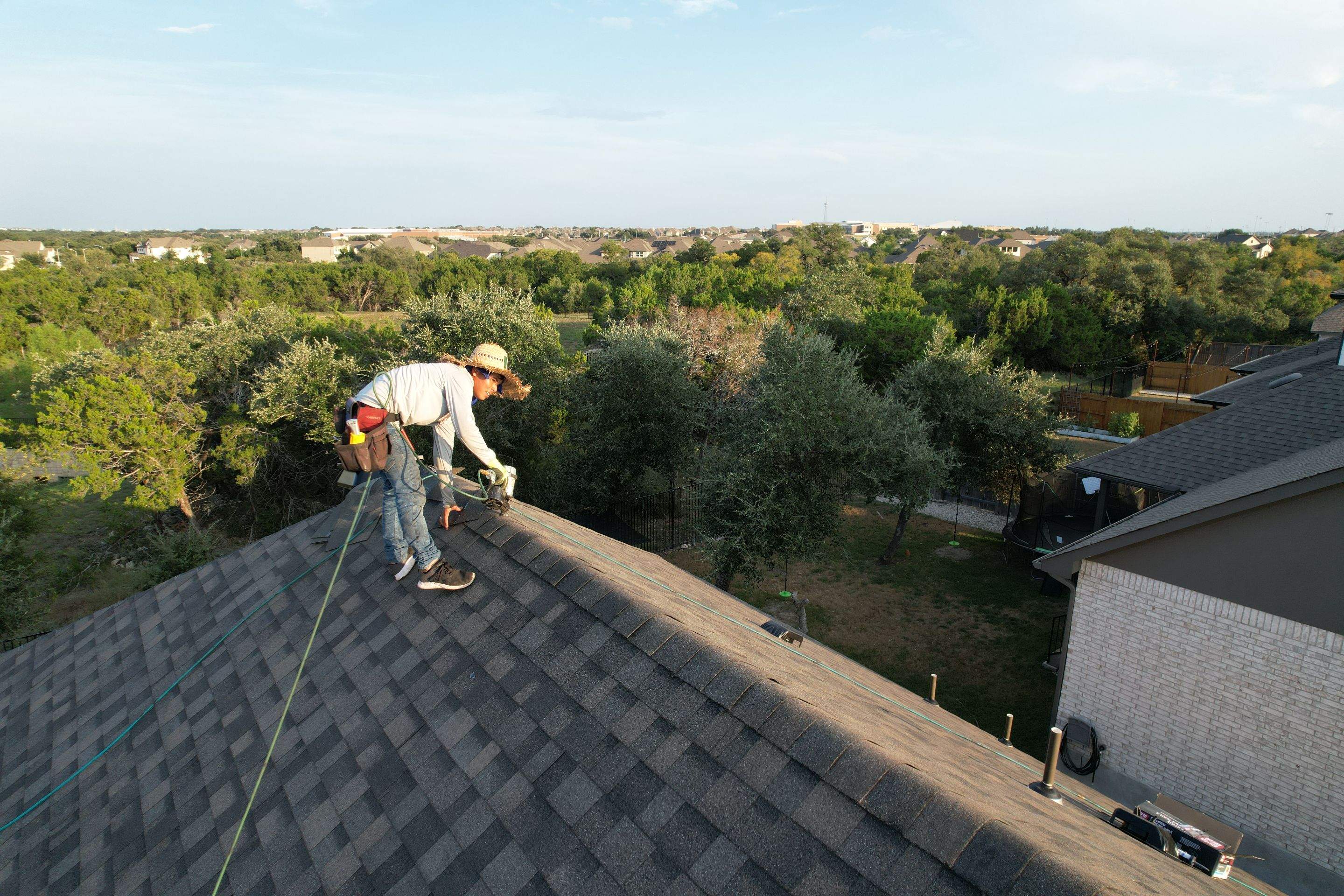 Residential Roof Replacement, along with Gutters And Windows Restoration  by Caliber Restoration LLC