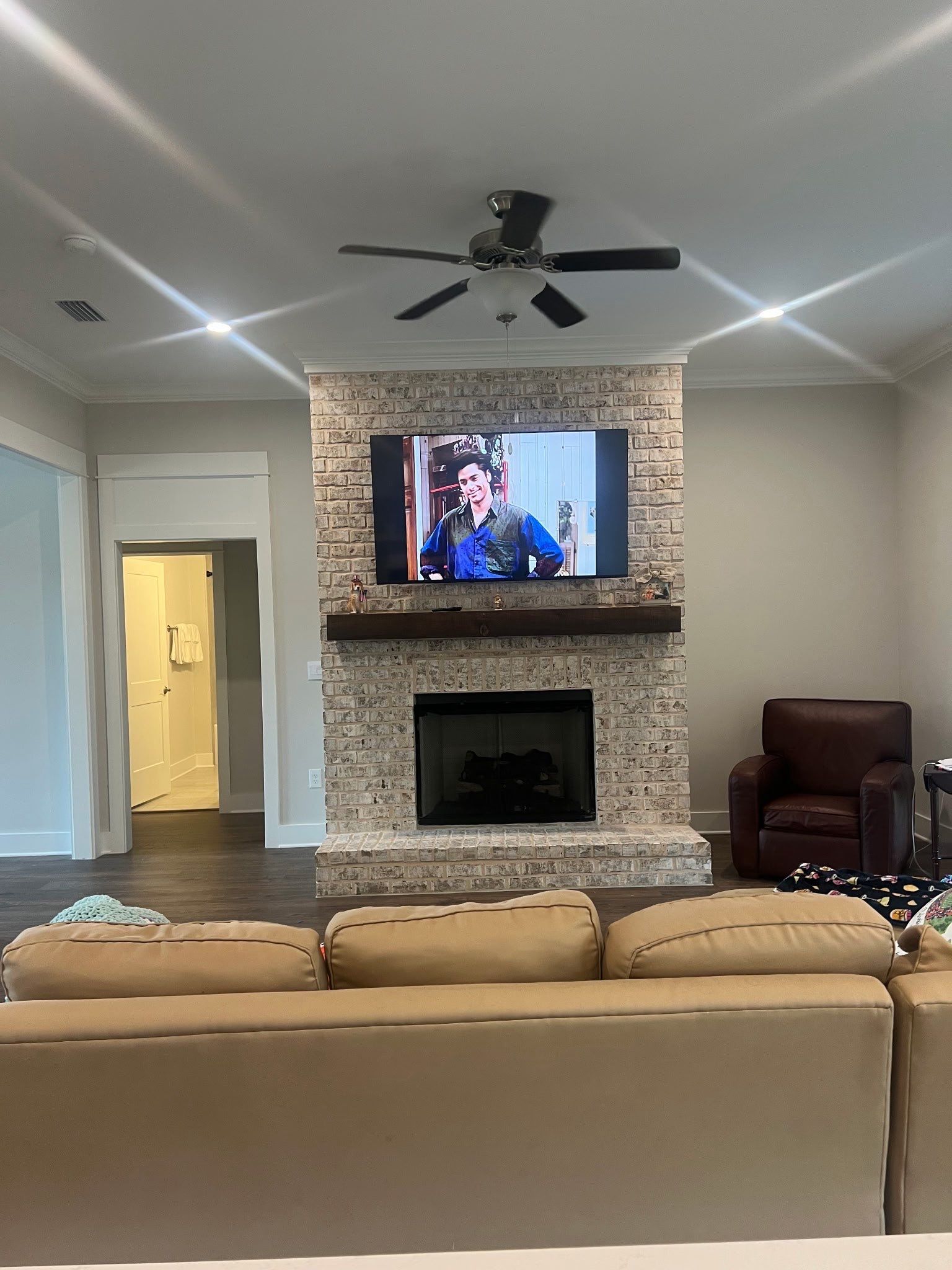 Fireplace TV Mounting Projects by Hangman Mounting & Installation 