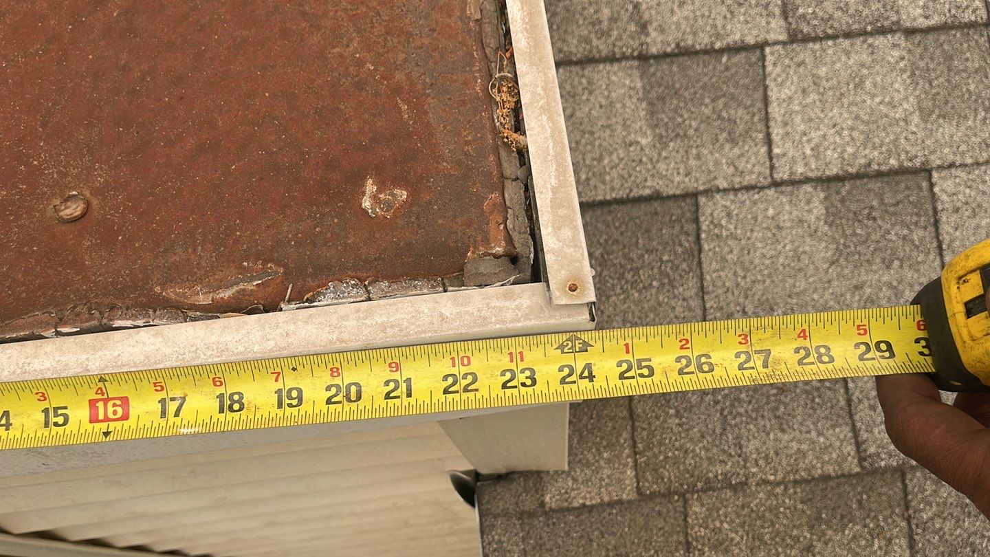 Gutter Cleaning Chimney top repair by A Plus Exterior