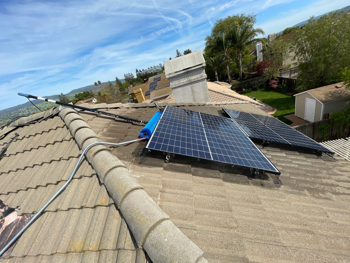 Solar Panel Bird Proofing-Morgan Hill by All One Solar Shine