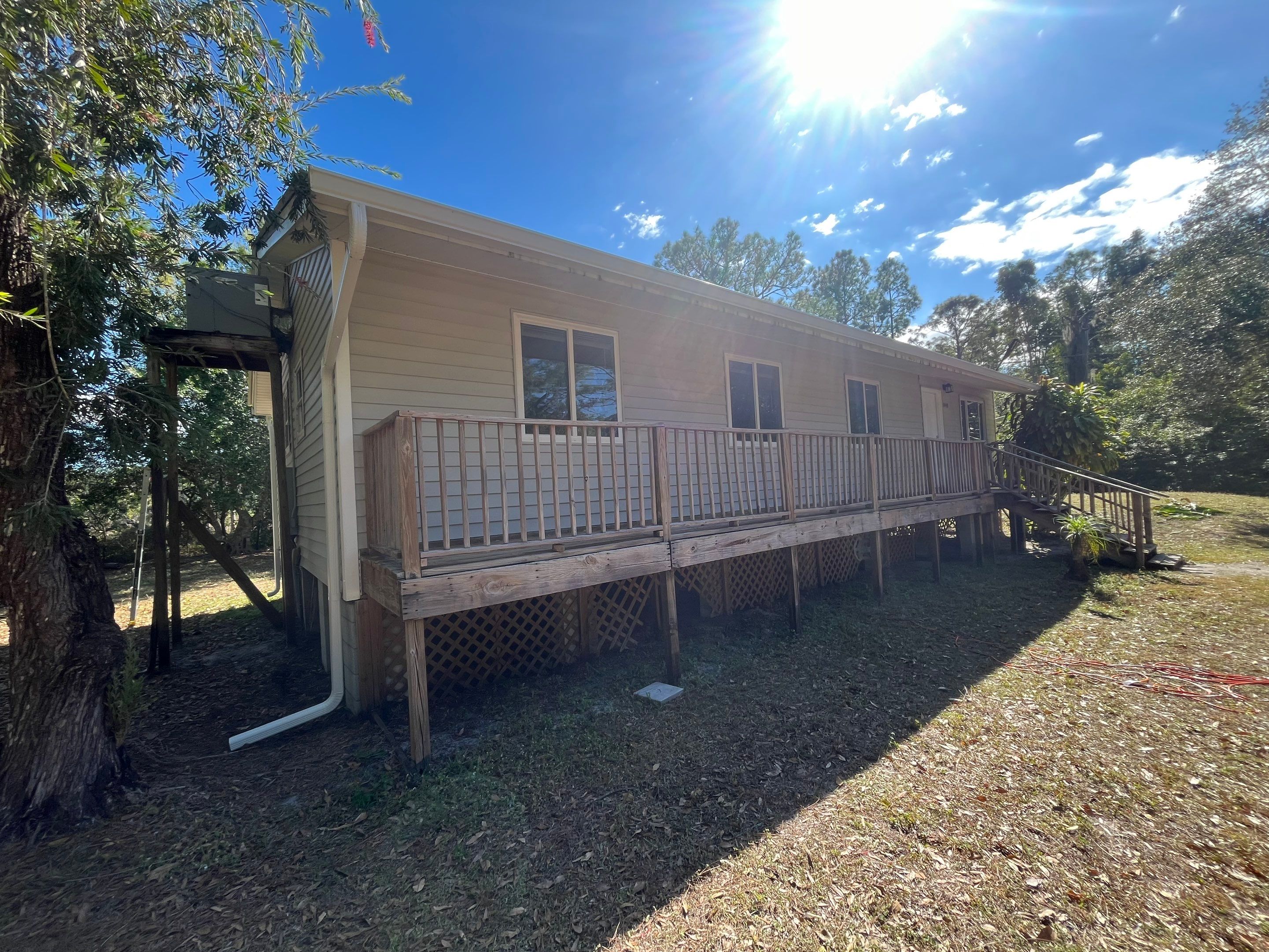 Seamless Aluminum Gutter Installation using 6 Inch Seamless Gutters in North Fort Myers FL by Gutter Professors