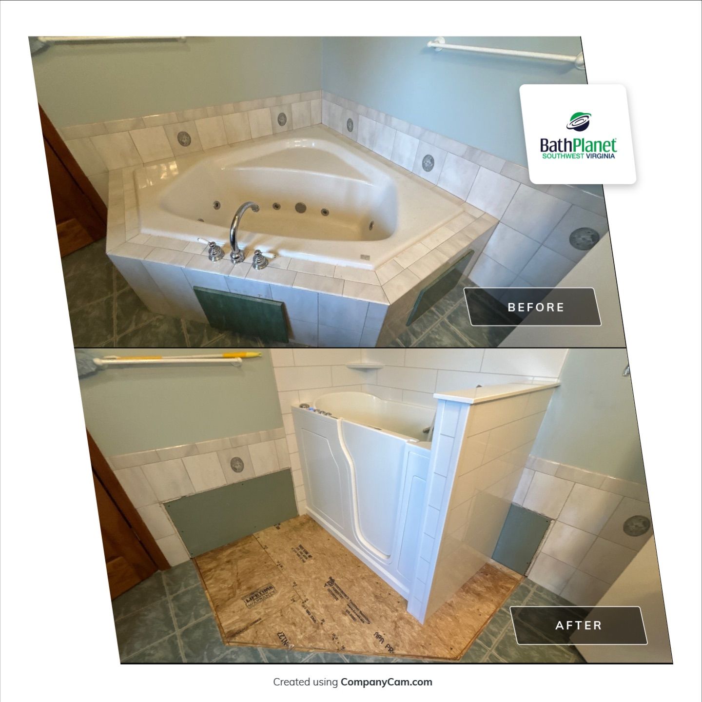 Jacuzzi to Walk-In by BathPlanet SW Virginia