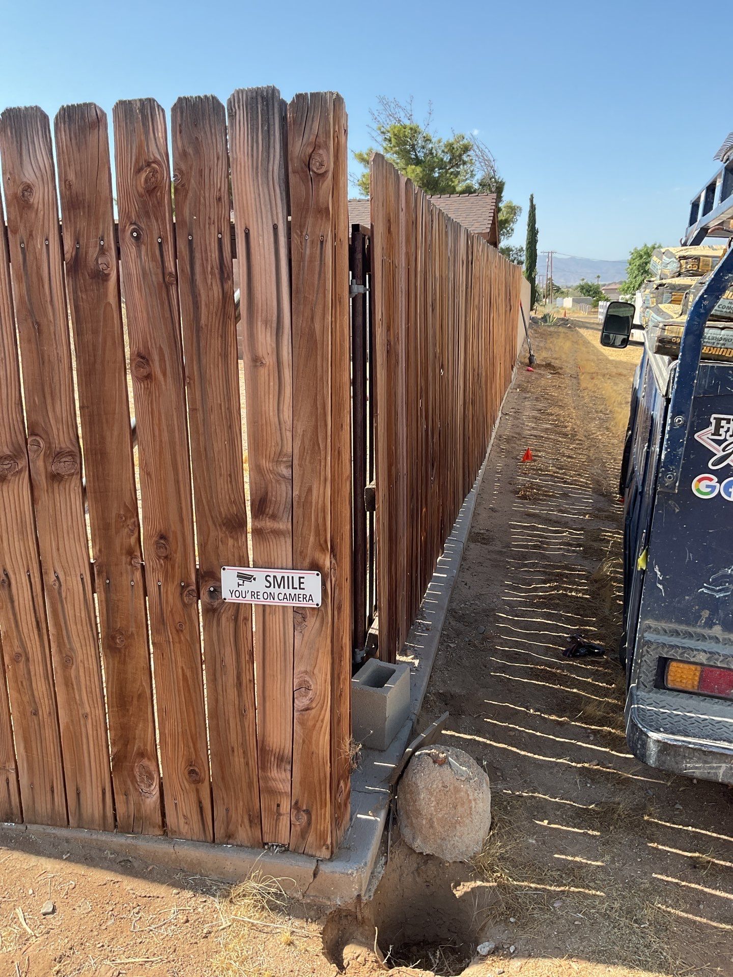 Dark Brown Privacy Chain Link Fence by Fence Guys Inc.