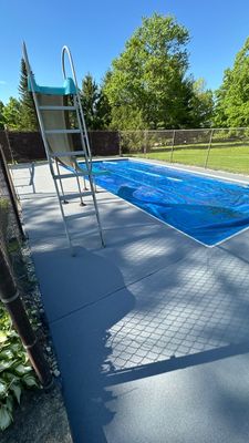 Pool Deck + Steps + Porch Project in JEANNETTE