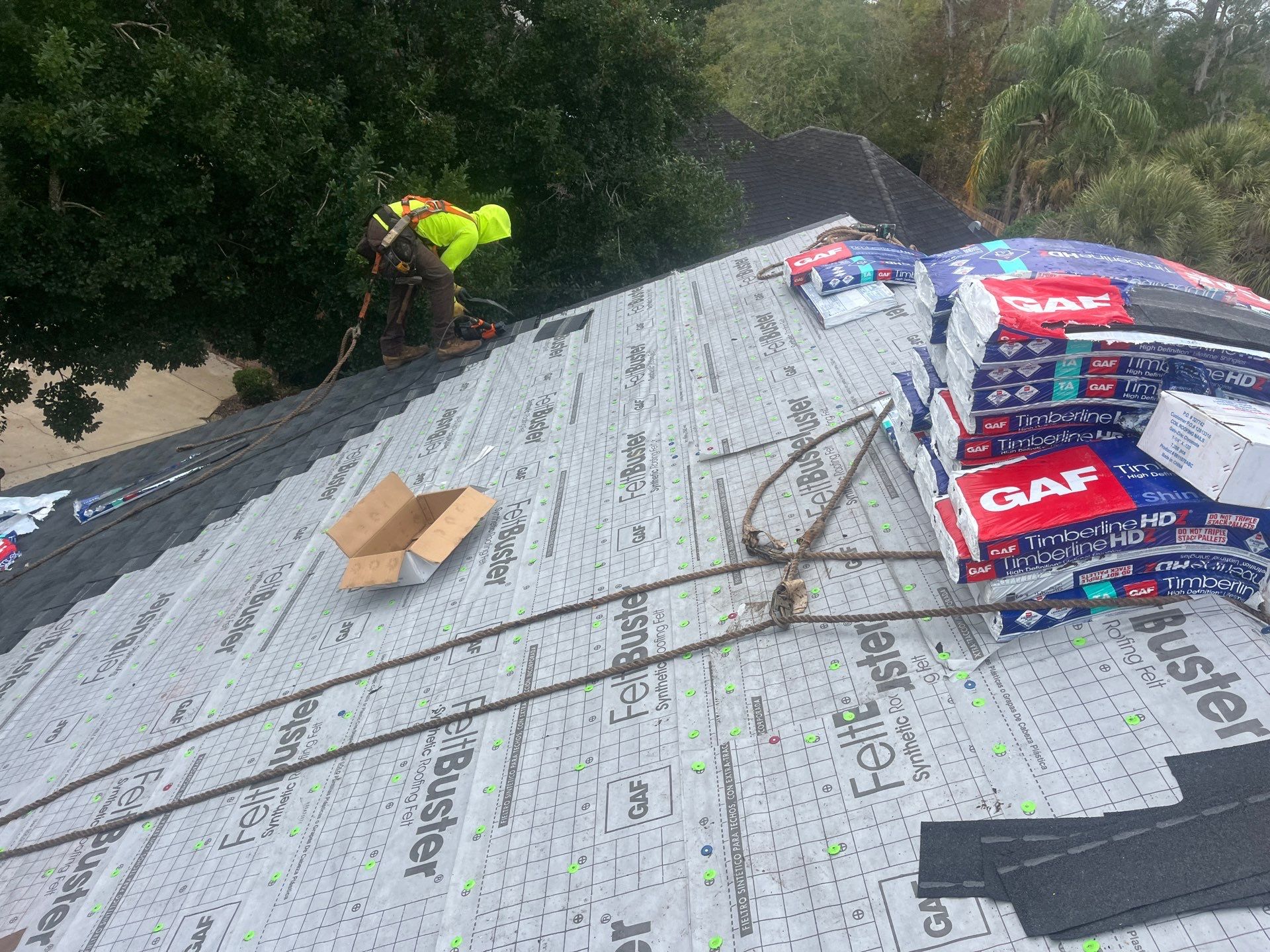GAF Charcoal Architectural Shingle - Re-roof by Endless Summer Roofing Co.