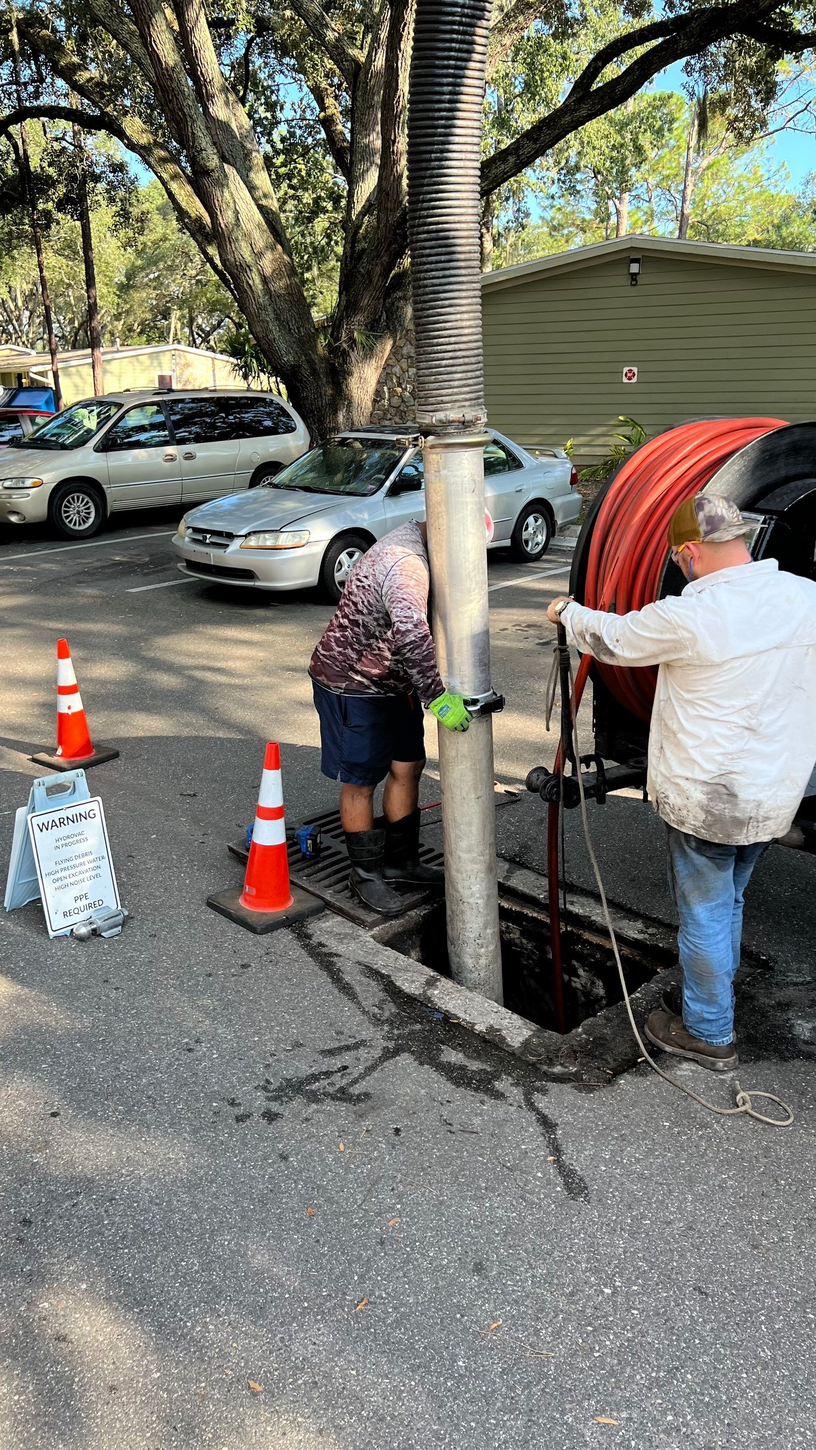 Apartment Complex Storm Water System Cleaning and Maintenance by APS Power & Water