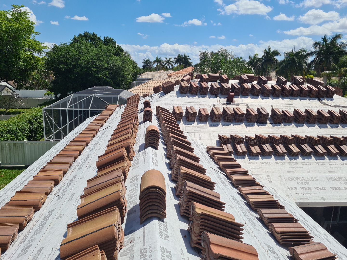 Residential Roofing Installation using Eagle Roofing Tile by BLUES BROTHERS ROOFING