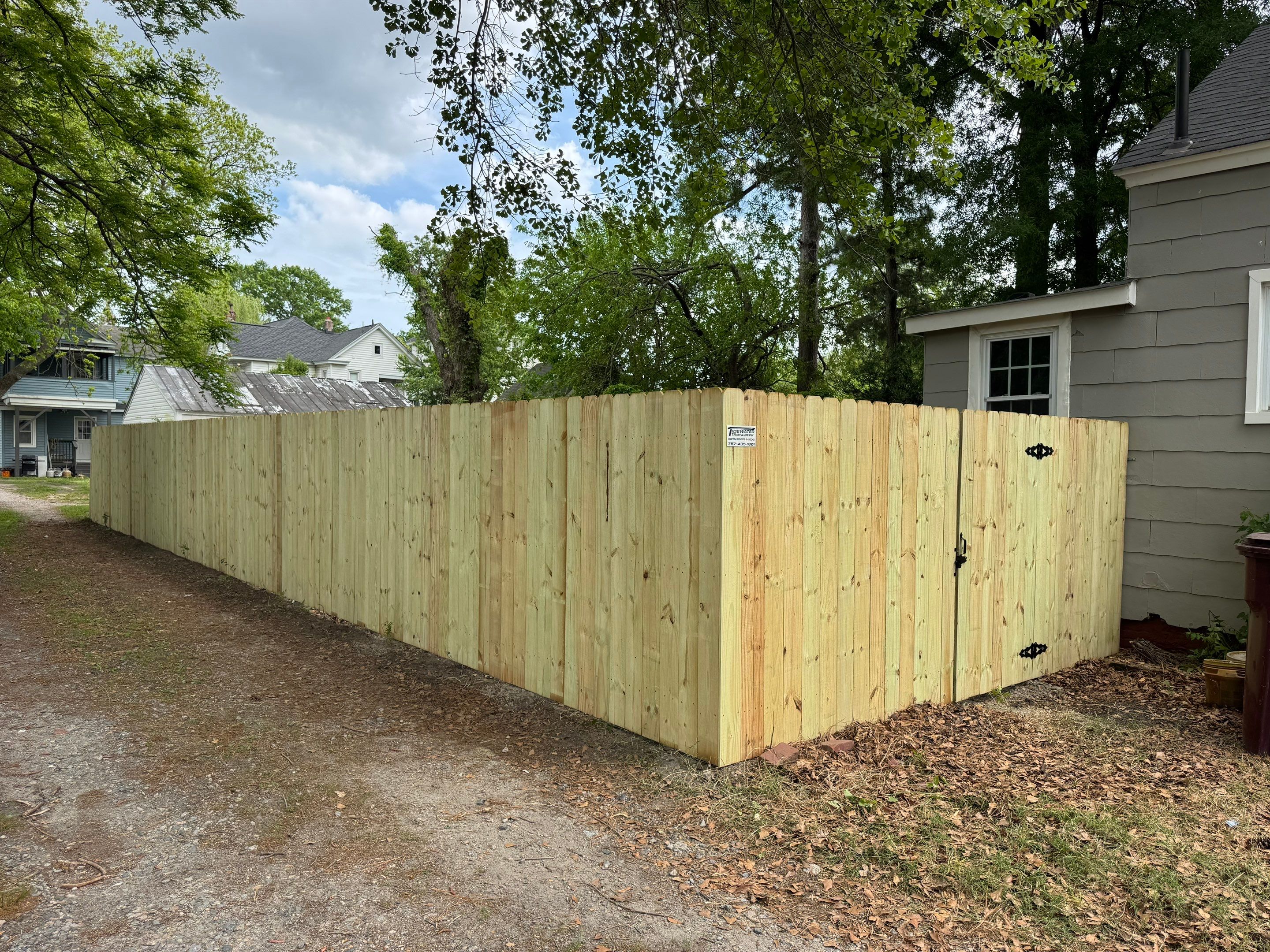 Backyard Charm Starts Here by Tidewater Fence