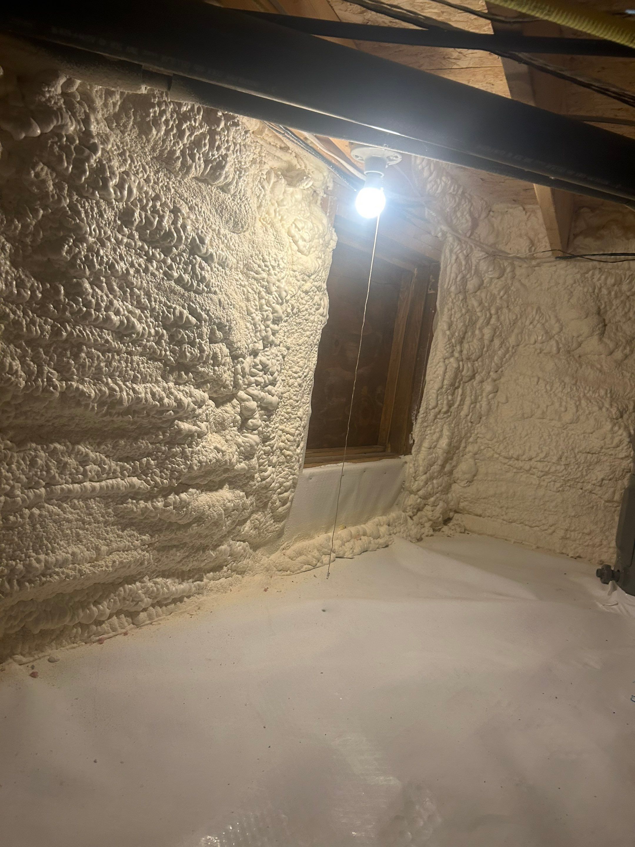 Pocono pines Dry and energy efficient crawlspace. by Burke Home Services