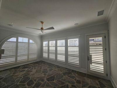 Shutters in new construction Greenville, SC