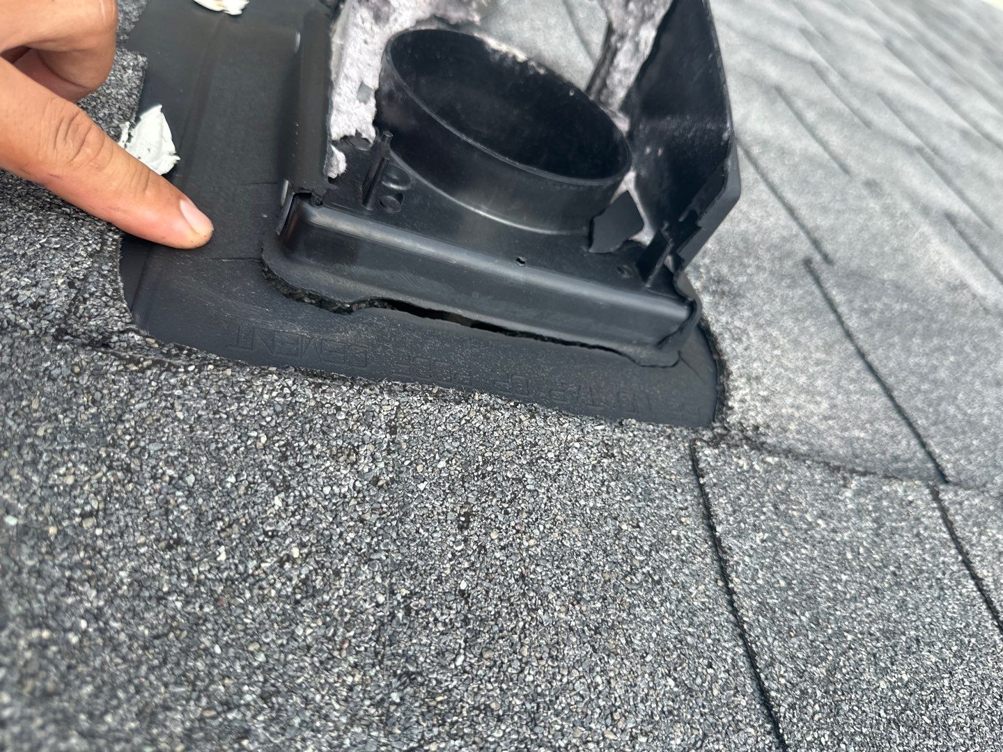 Hail Damage using Owen's Corning Duration (Lifetime) Shingles by Roof Repair Company