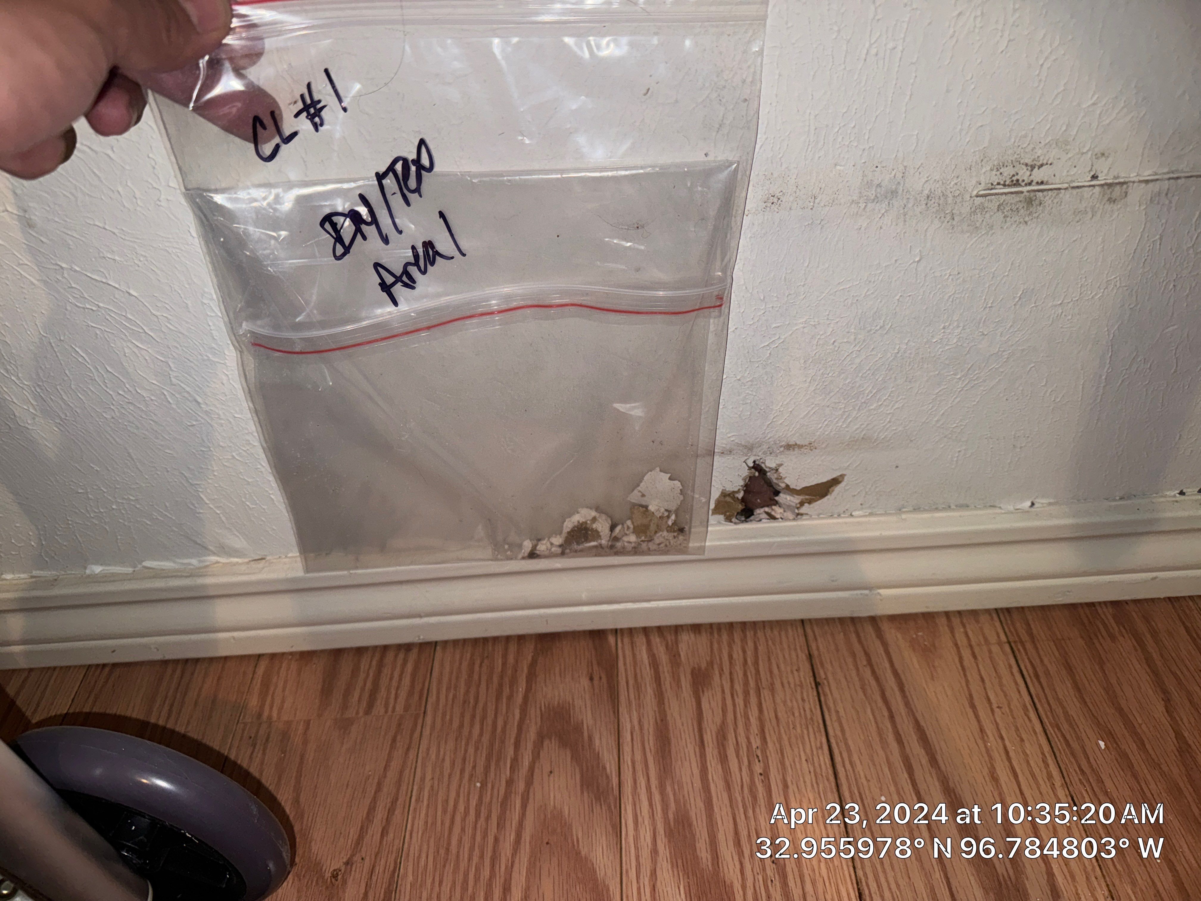 Flood Damage using Asbestos testing by Disaster Recovery Consultants