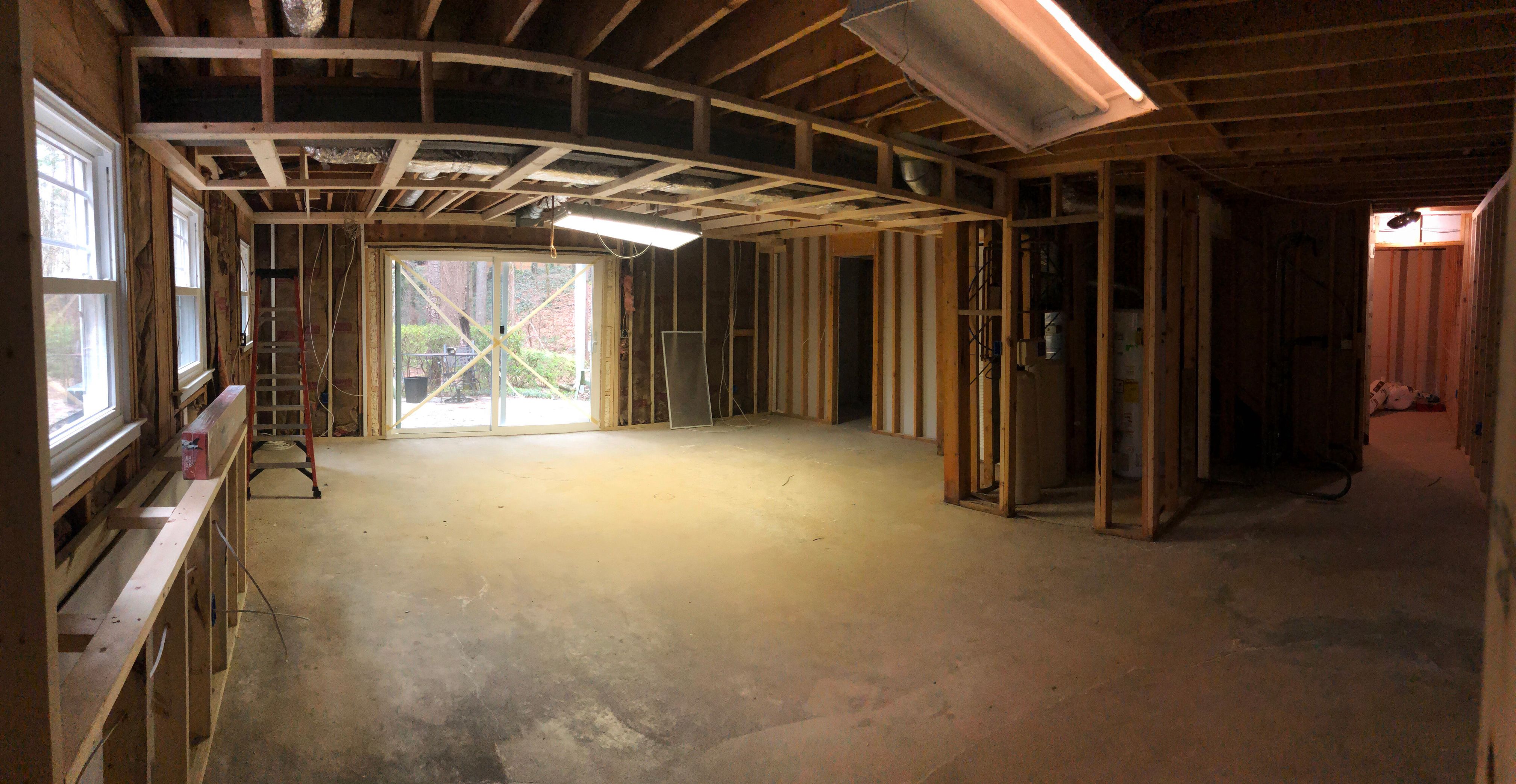 Full Basement Remodeling and Bathroom Installation in Marietta by Swift Home Renovations