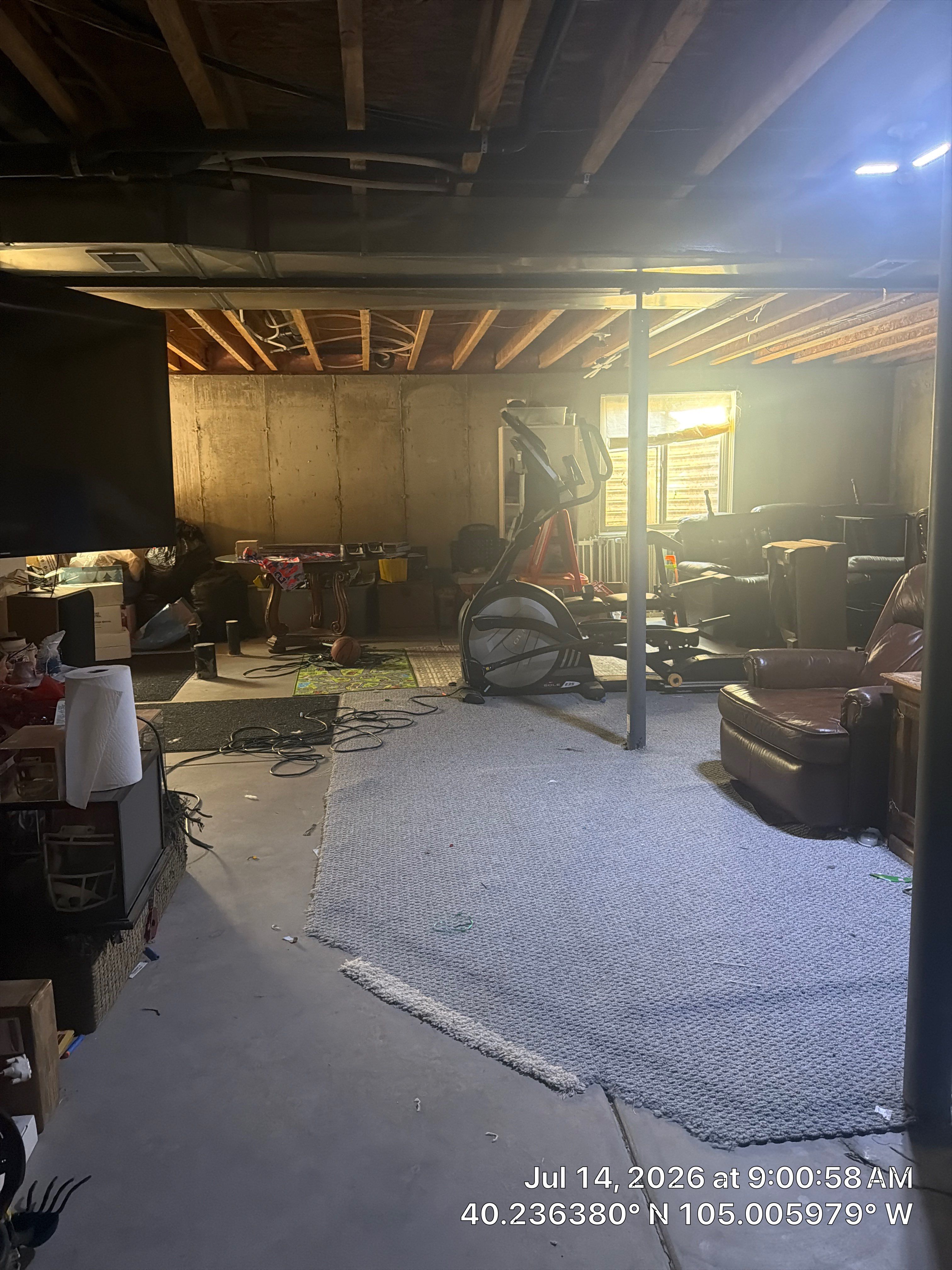 Mead Basement Remodel Site Prep and Mechanical Assessment by CompanyCam Sales Demo