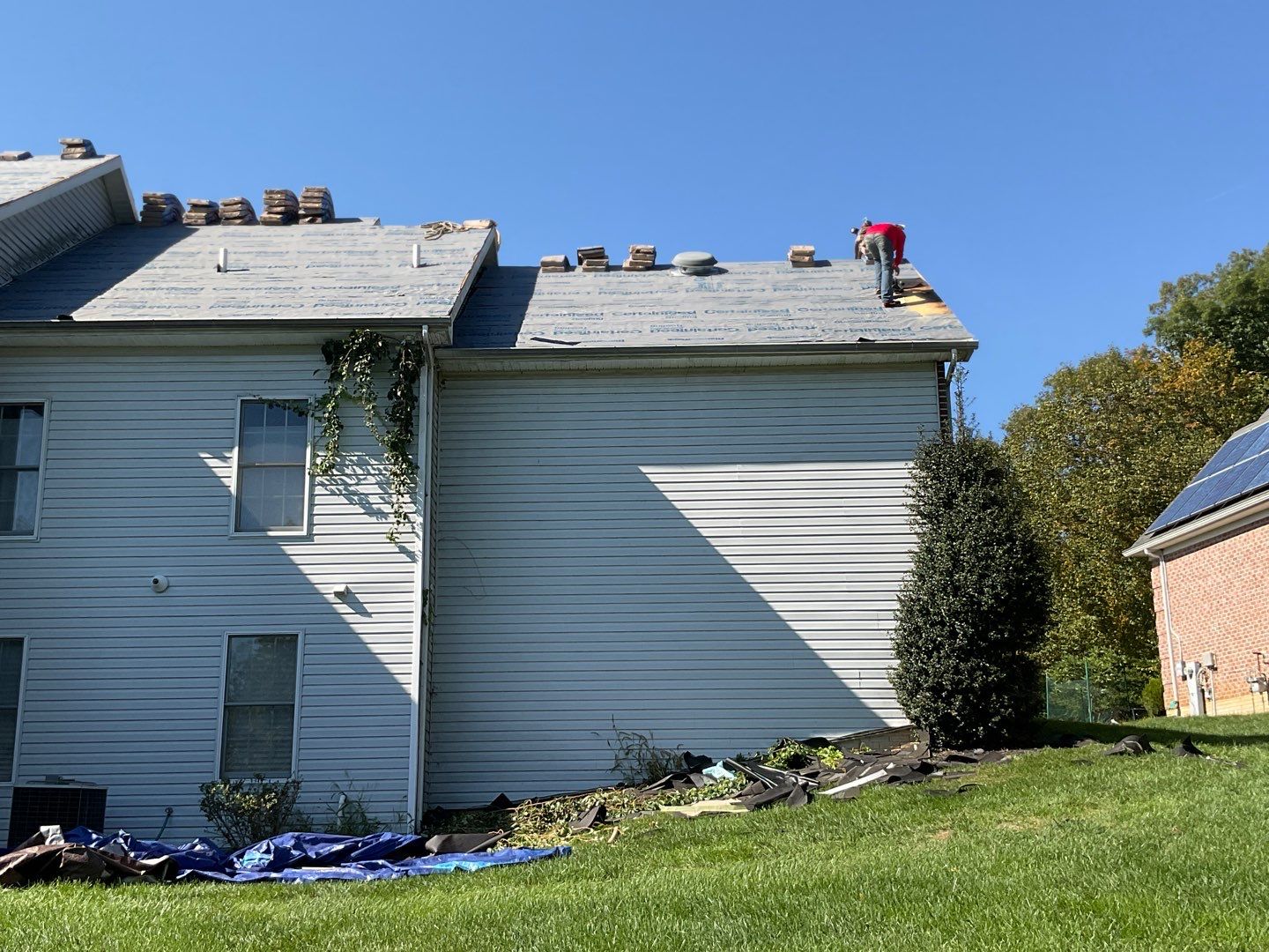 Residential Roofing Installation by Alpha Design Services