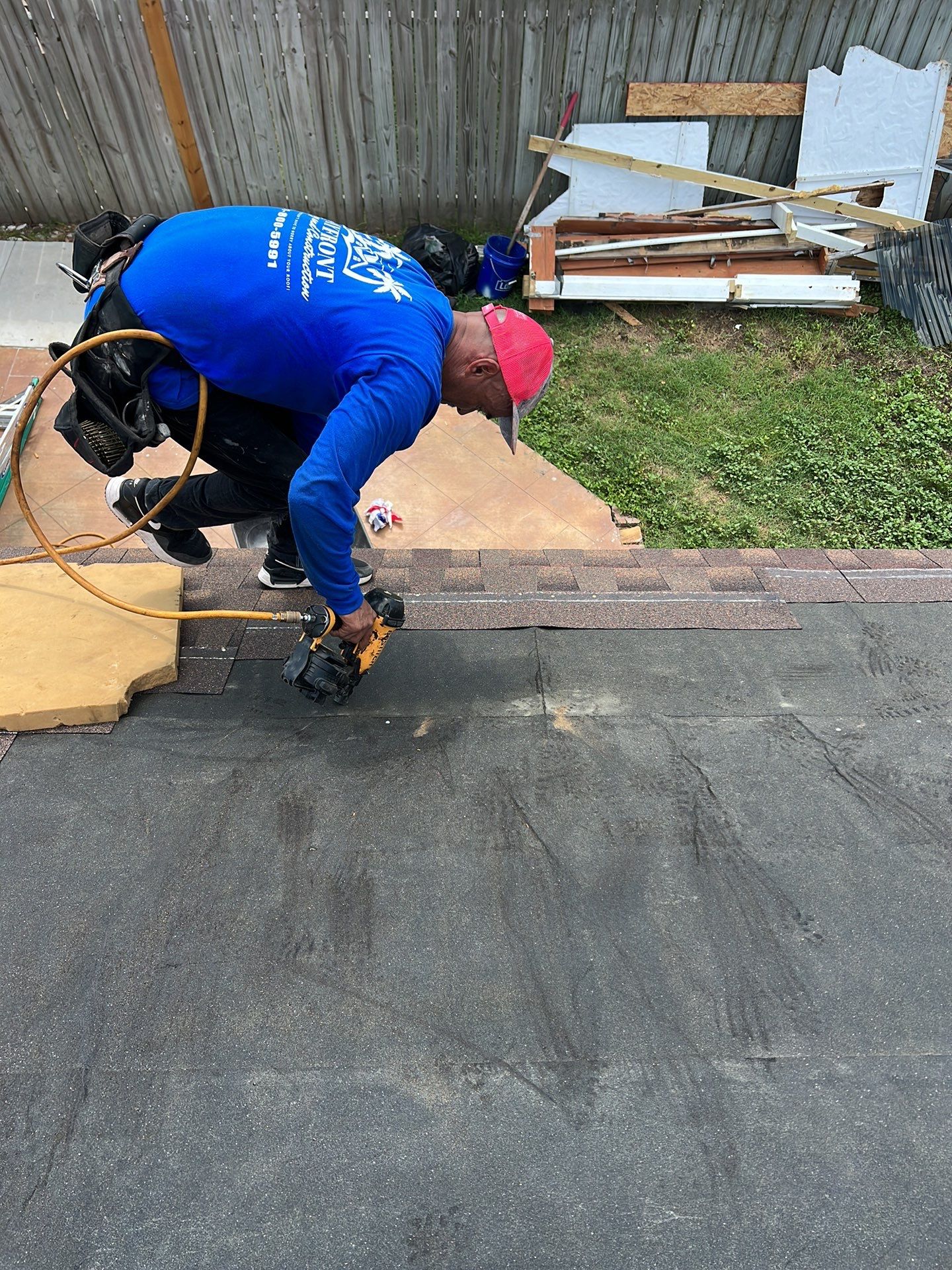 Back Yard Shade by Bayfront Roofing and Construction