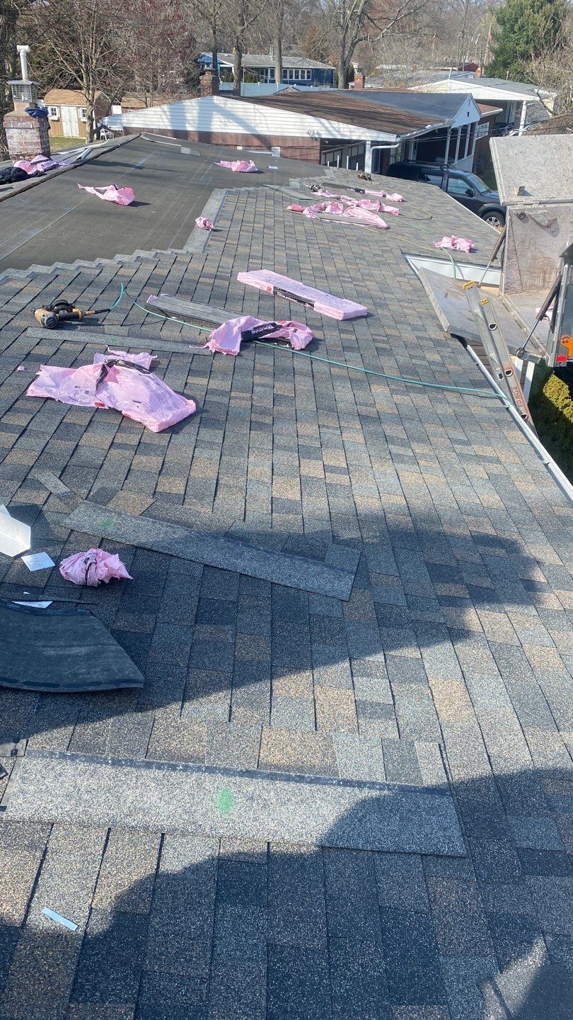 Residential Roofing Installation using Owens Corning TruDefinition Peppercorn  by A Plus Exterior