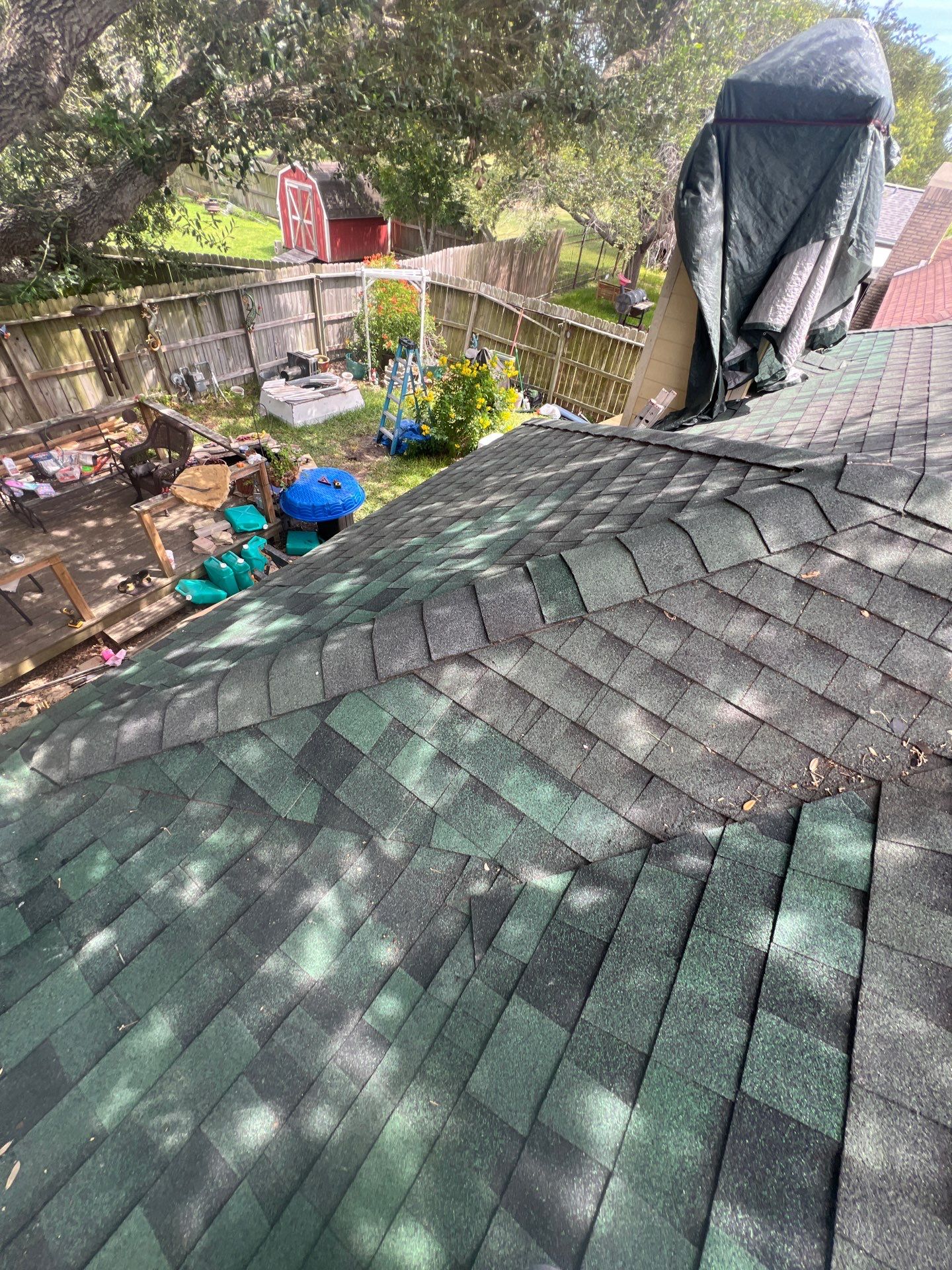 Rotting away under the Oaks by Bayfront Roofing and Construction