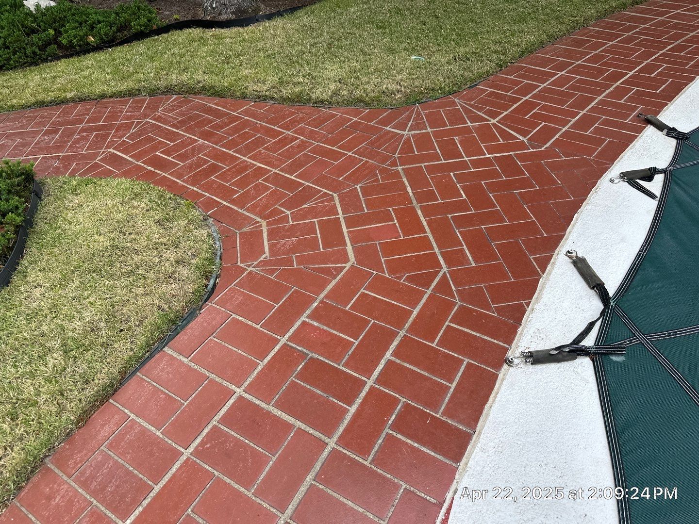 Pool Pavers using Concrete Sealant by DuraSeal