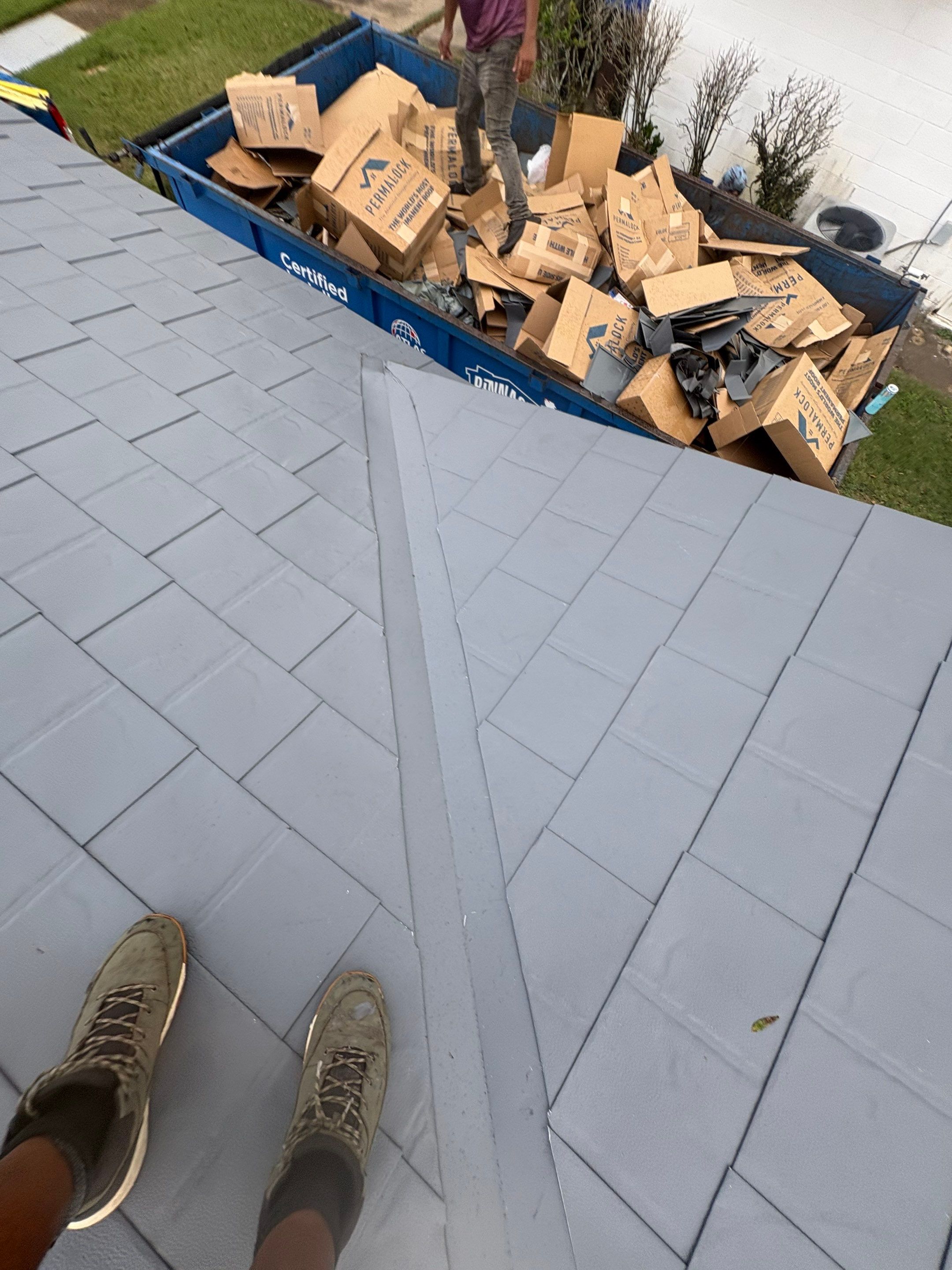 Permalock Metal Roofing Installation and Underlayment Replacement in Titusville by Pinnacle Roofing Group