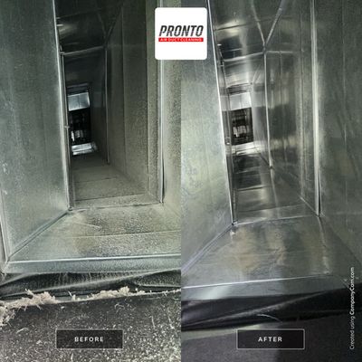 Air duct cleaning using Hypervac