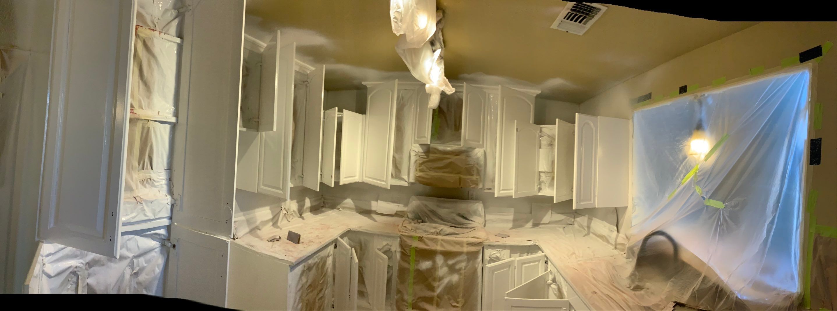 From Dull to Dazzling: A Kitchen Cabinet Painting Marvel by 360 Painting Central Texas