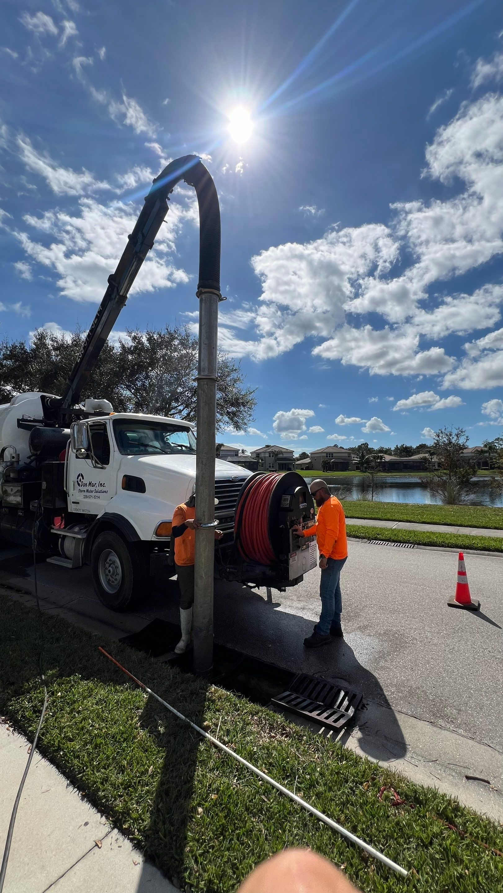 Community Stormwater System Catch Basin Cleaning by Don Mar, Inc. Storm Water Solutions