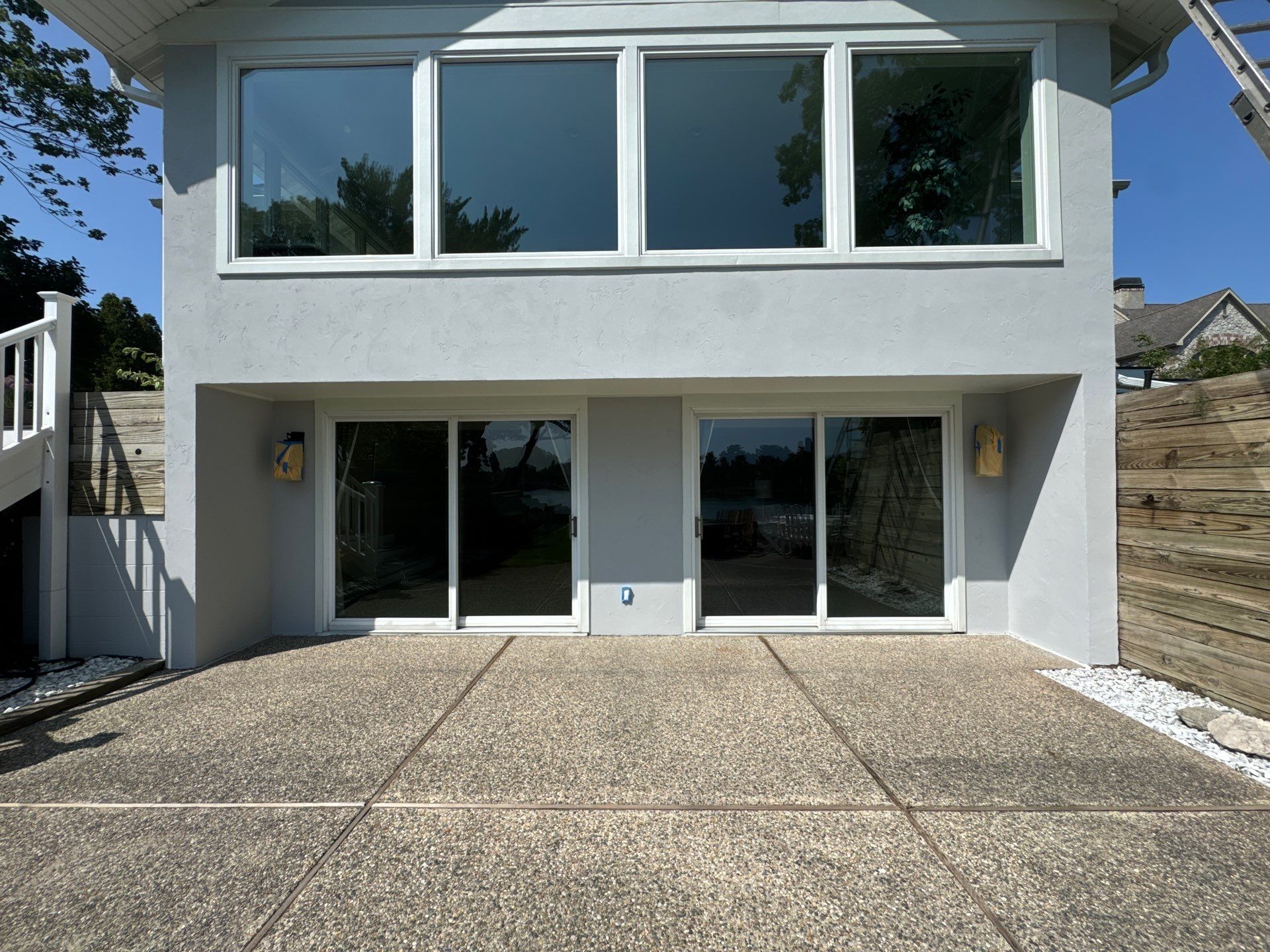 Norton Shores Residential Stucco Repair and Exterior Painting Refresh by Gordon Painting