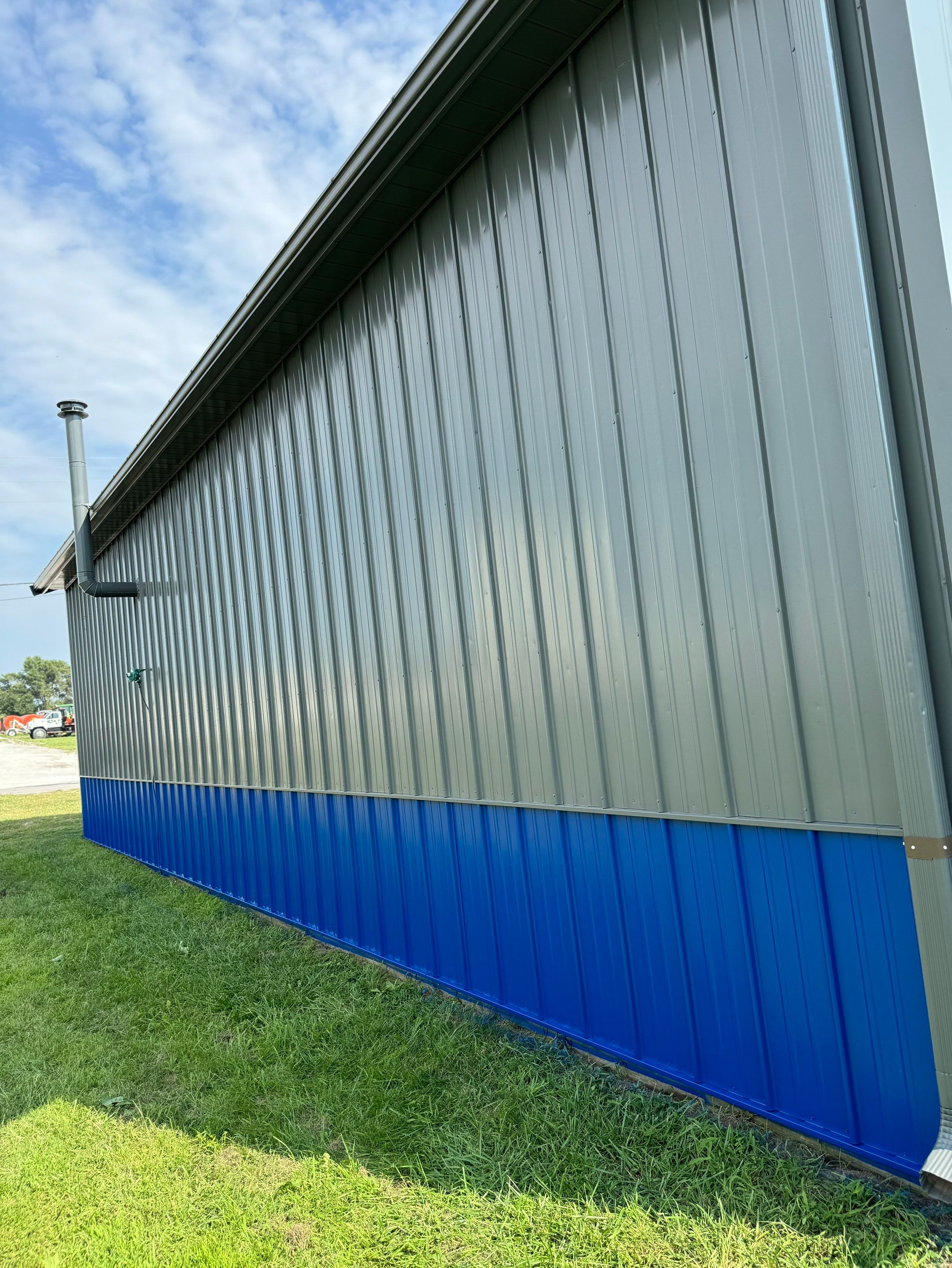 Metal Shop Painting – Sherwin-Williams Industrial Pro Project in West Point by Crows Roofing LLC